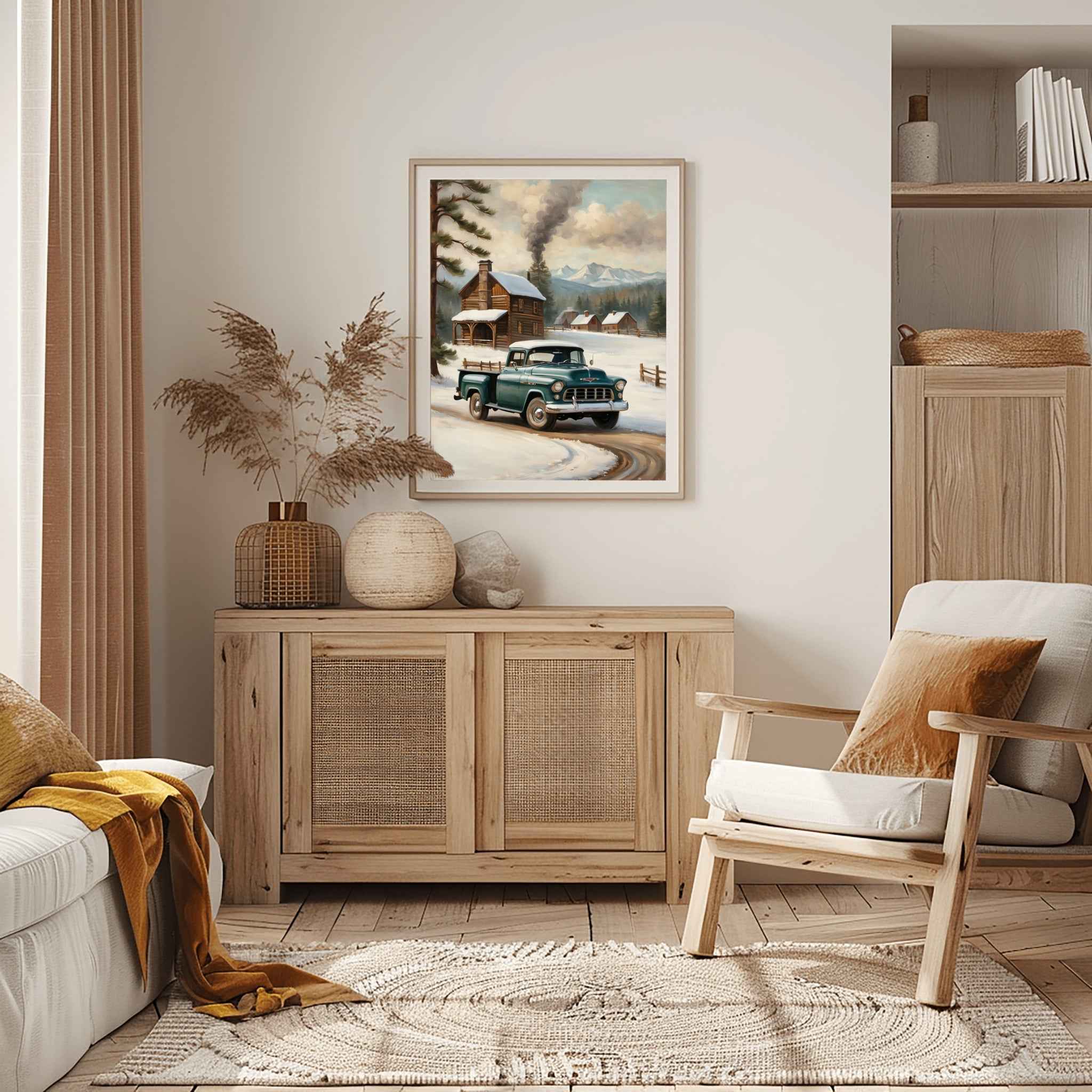 1955 Cameo Carrier Classic - Winter Edition | Poster Canvas - AquilVision