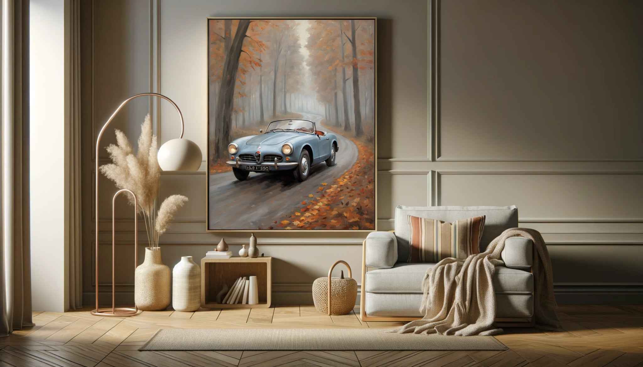 1958 Italian Spider Romance - Forest Edition | Poster Canvas