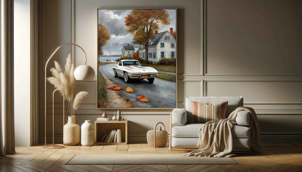 1963 Split-Window Stingray - Town Edition | Poster Canvas - AquilVision