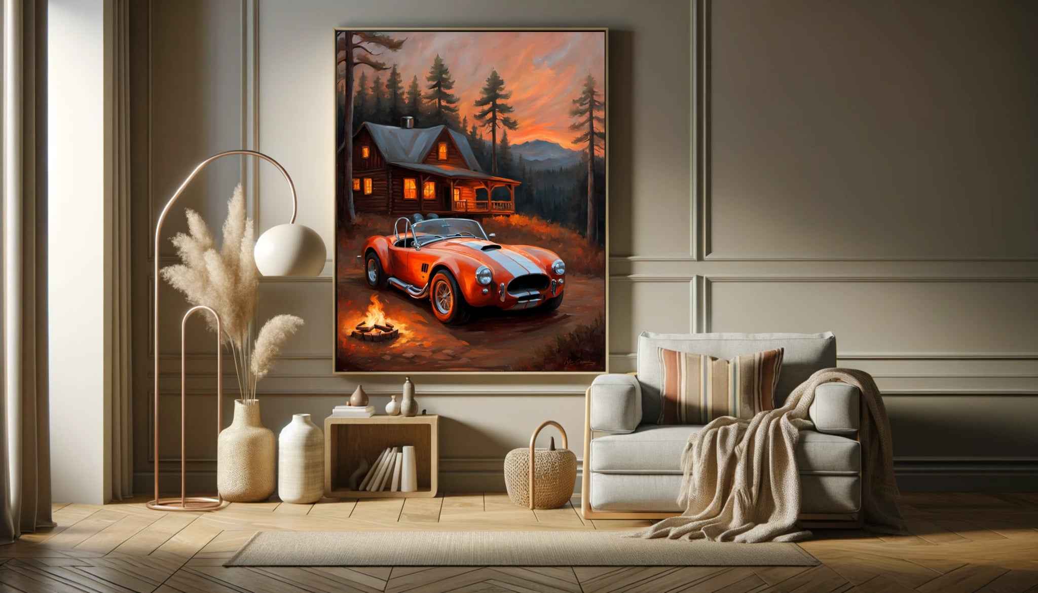1966 Cobra Racing Heritage - Camp Edition | Poster Canvas