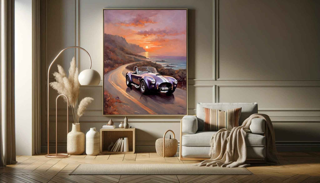 1966 Cobra Racing Heritage - Coastal Edition | Poster Canvas