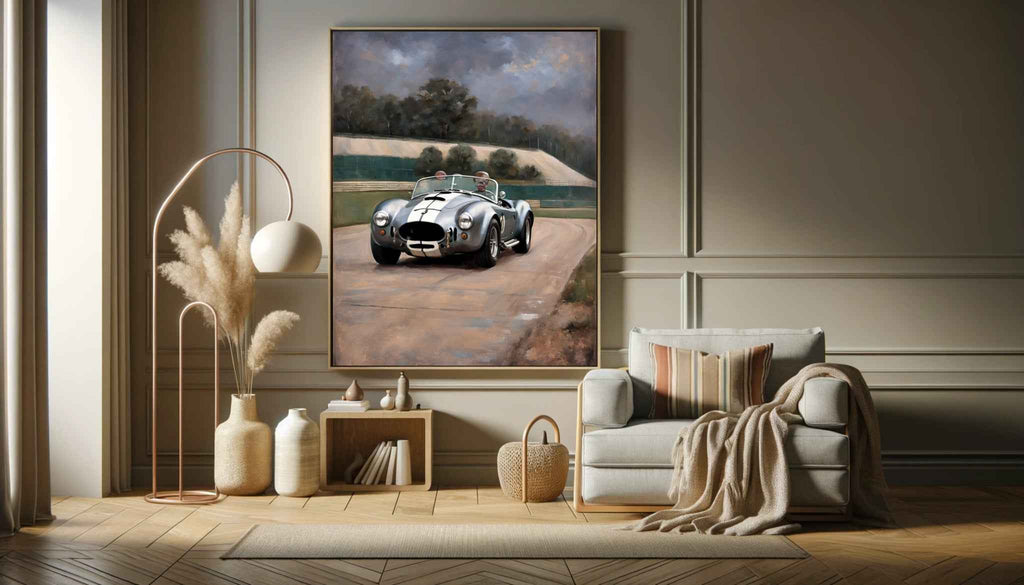 1966 Cobra Racing Heritage - Racetrack Edition | Poster Canvas