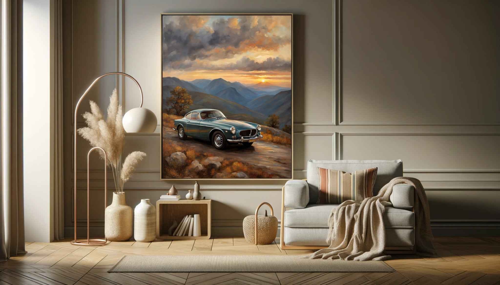 1966 Swedish GT Icon - Mountain Edition | Poster Canvas