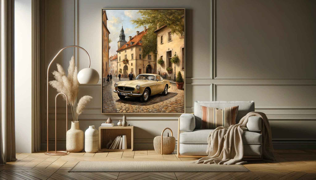 1966 Swedish GT Icon - Old Town Edition | Poster Canvas - AquilVision