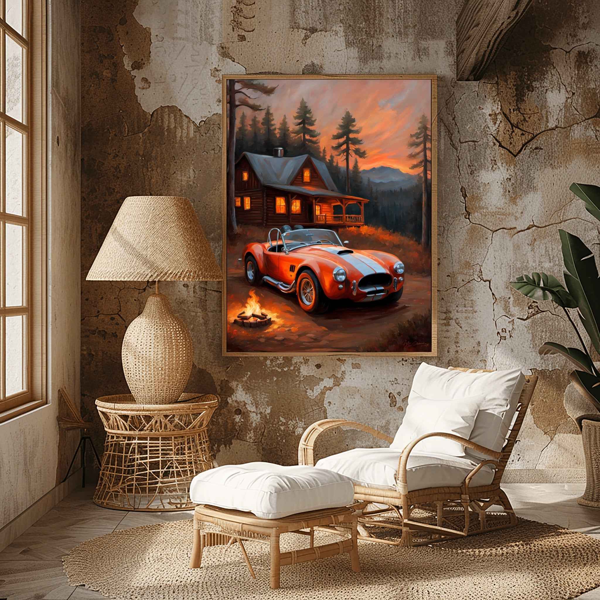 1966 Cobra Racing Heritage - Camp Edition | Poster Canvas