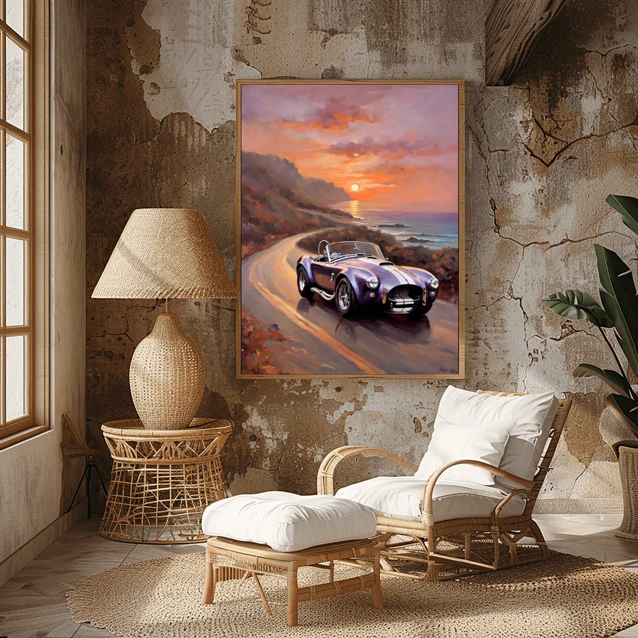 1966 Cobra Racing Heritage - Coastal Edition | Poster Canvas