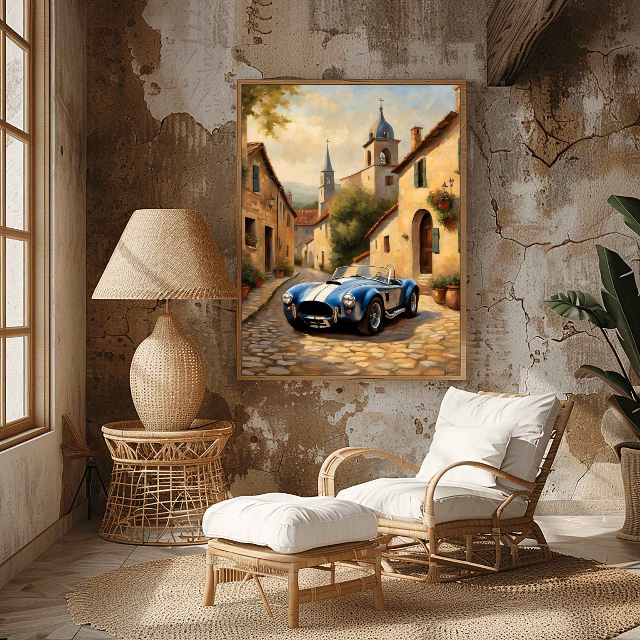 1966 Cobra Racing Heritage - Town Edition | Poster Canvas