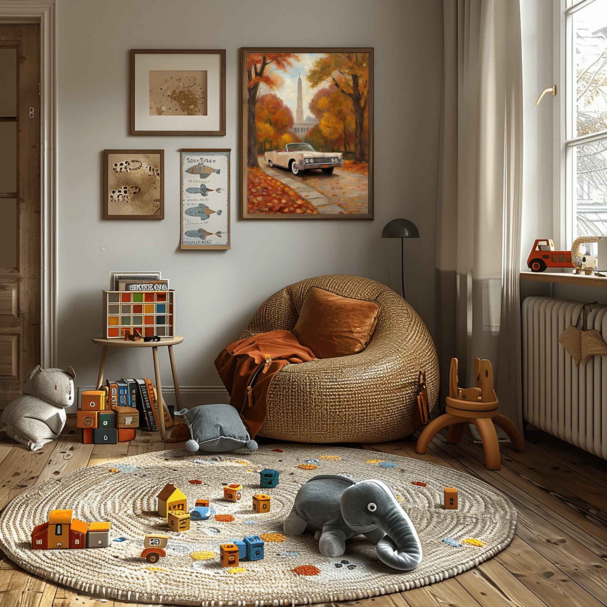 1961 Suicide-Door Continental - Autumn Edition | Poster Canvas