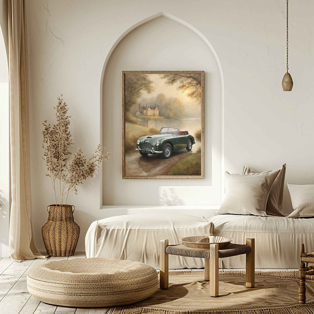1954 British Drophead Elegance - Lakeside Edition | Poster Canvas