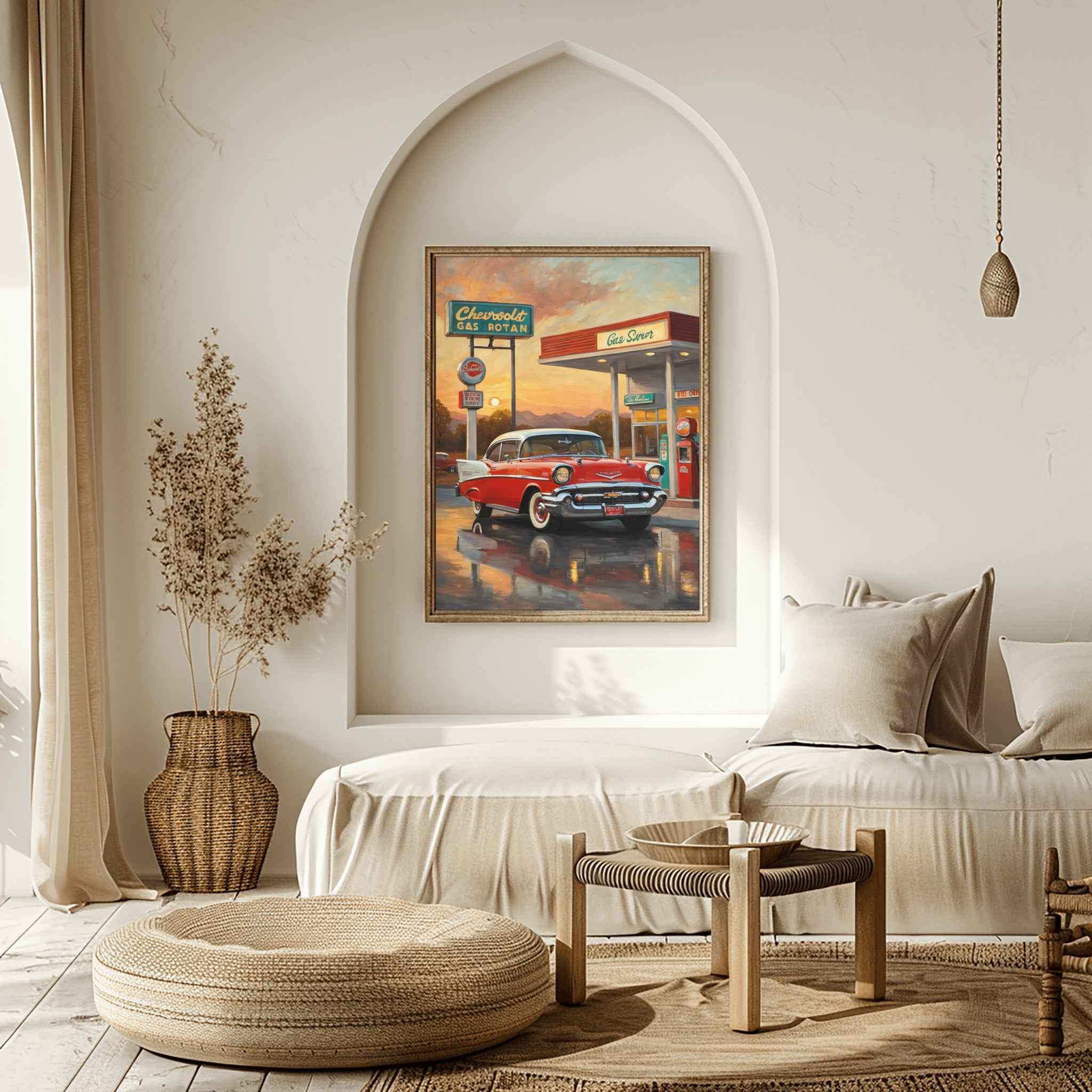 1957 Tri-Five Icon Collection - Vintage Station Edition | Poster Canvas