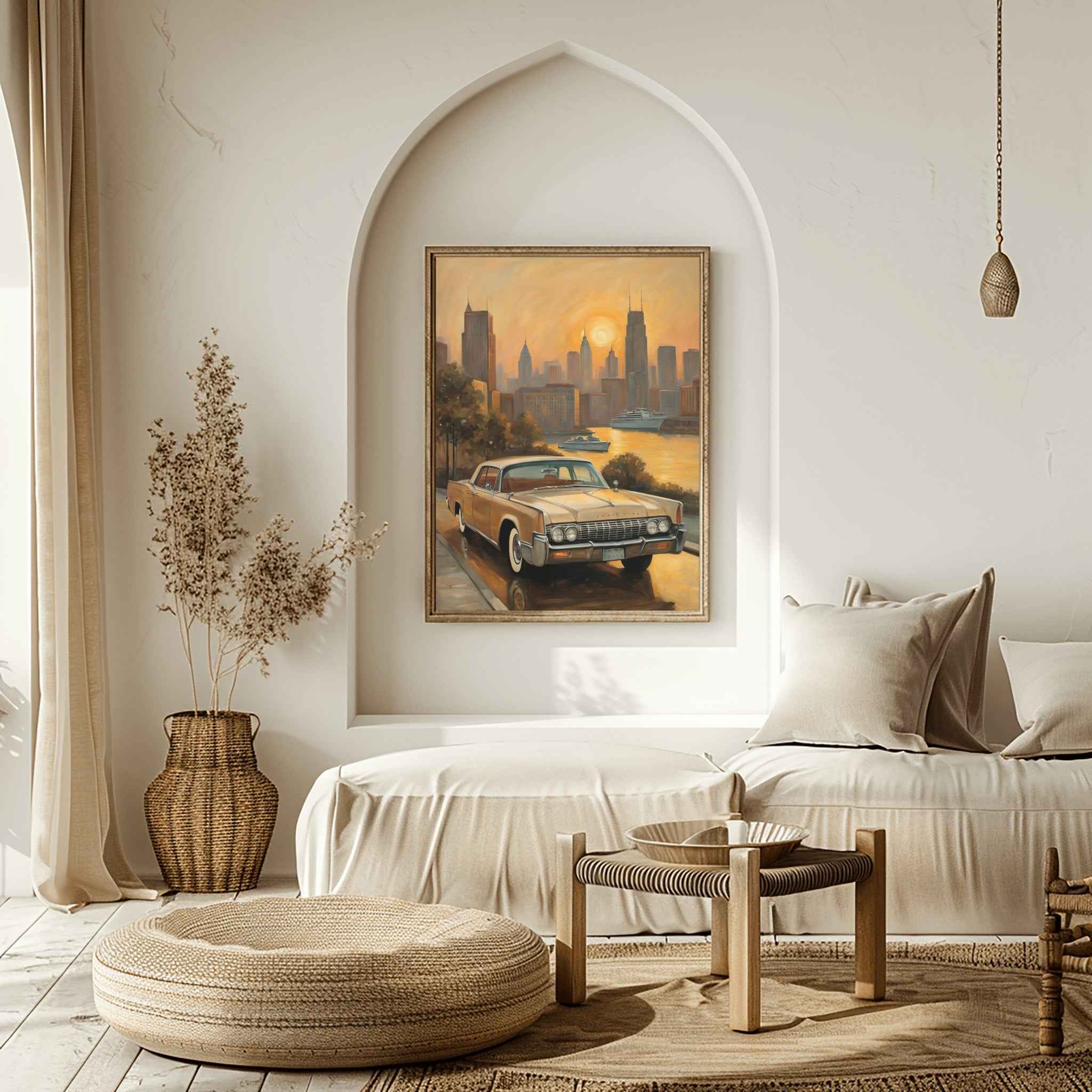 1961 Suicide-Door Continental - Sunset Edition | Poster Canvas