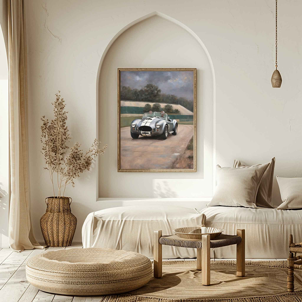 1966 Cobra Racing Heritage - Racetrack Edition | Poster Canvas