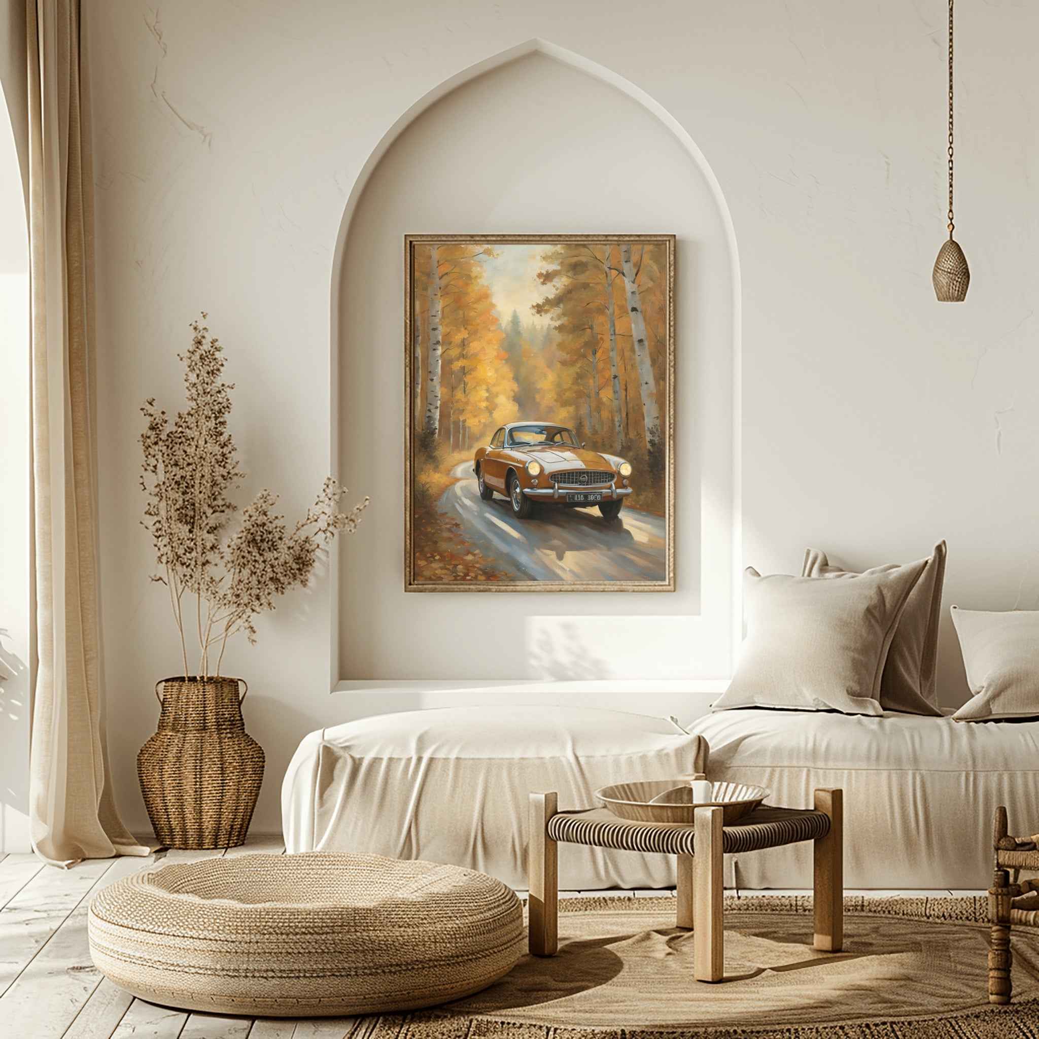 1966 Swedish GT Icon - Forest Edition | Poster Canvas