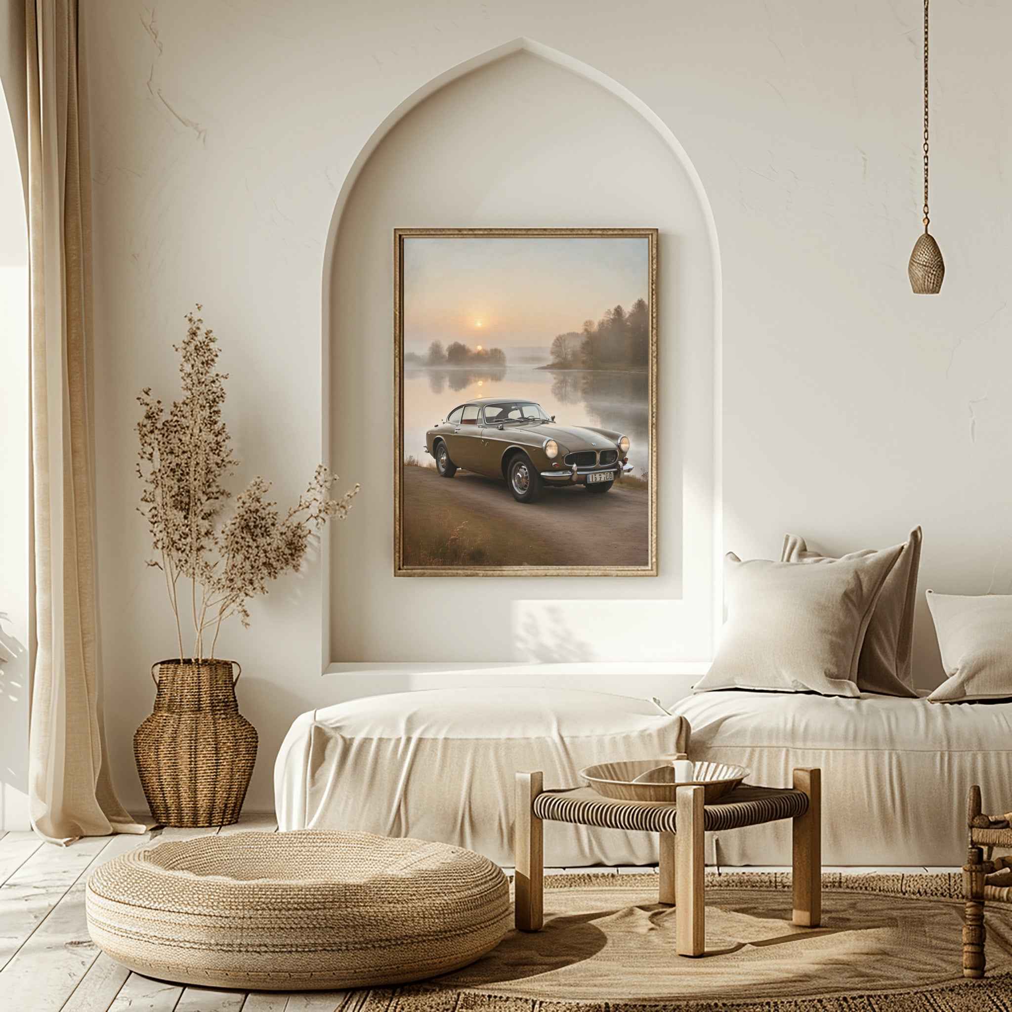 1966 Swedish GT Icon - Lakeside Edition | Poster Canvas - AquilVision