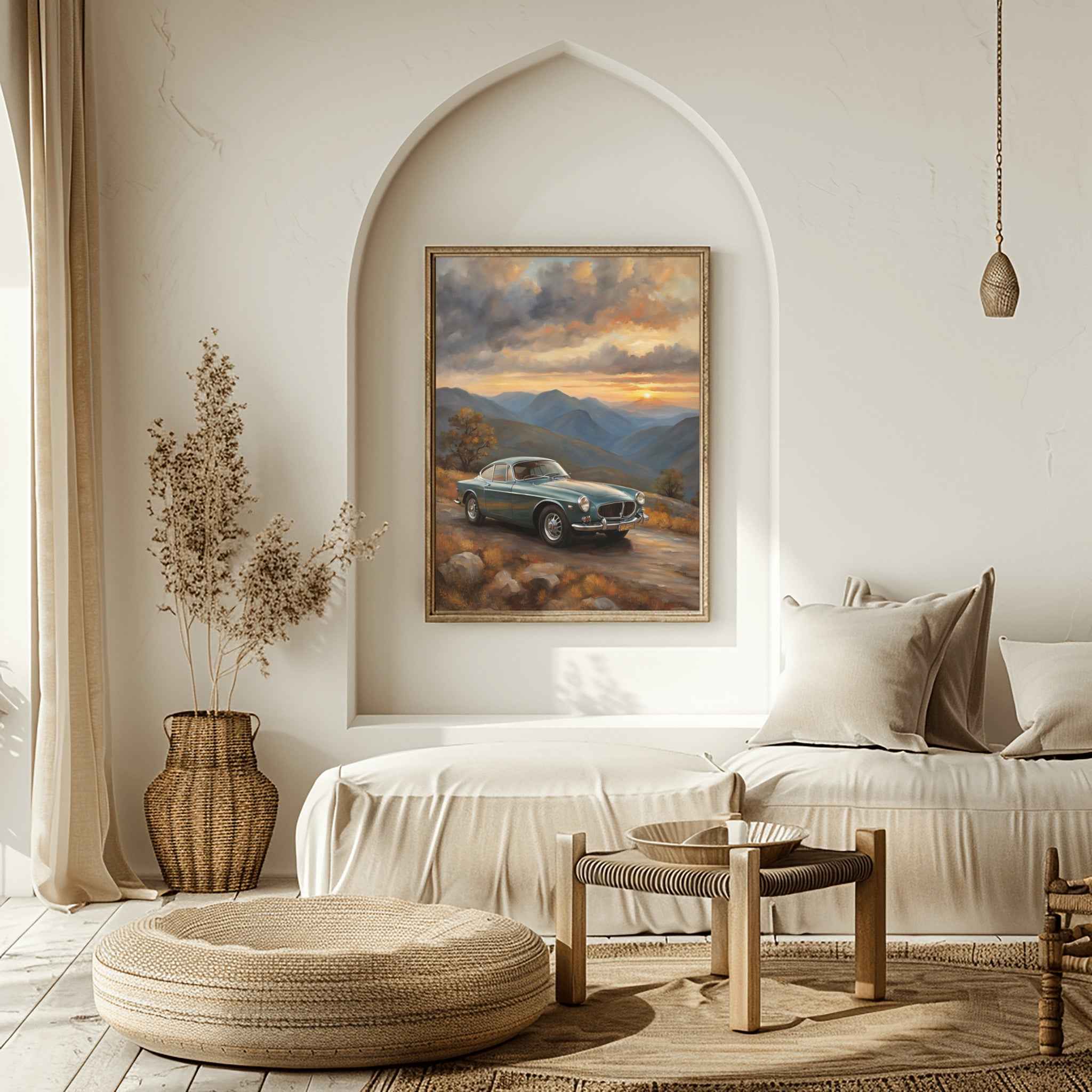 1966 Swedish GT Icon - Mountain Edition | Poster Canvas