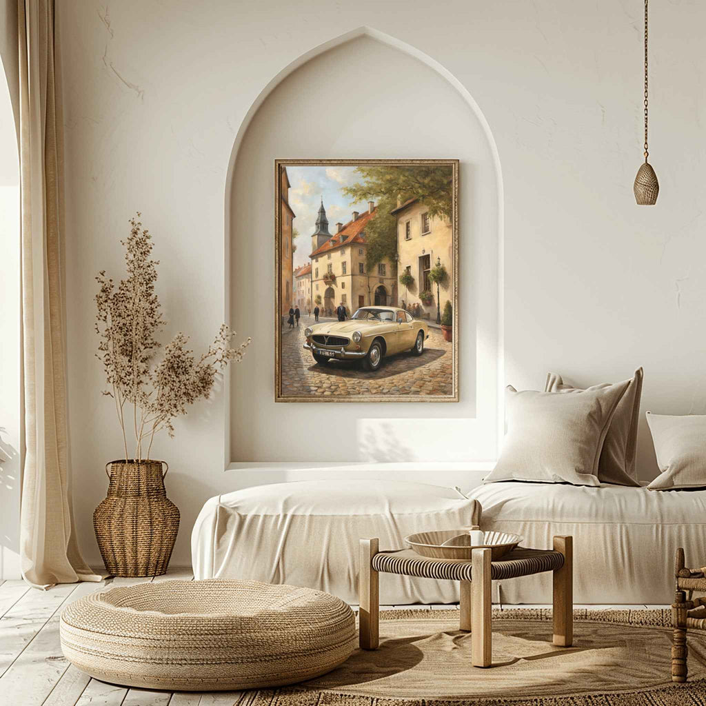 1966 Swedish GT Icon - Old Town Edition | Poster Canvas - AquilVision