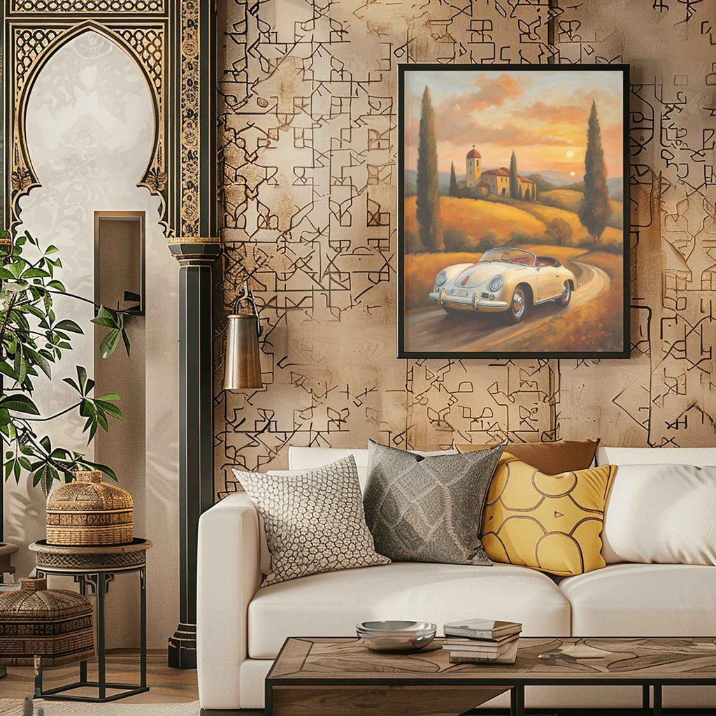 1956 German Speedster Icon - Tuscany Edition | Poster Canvas