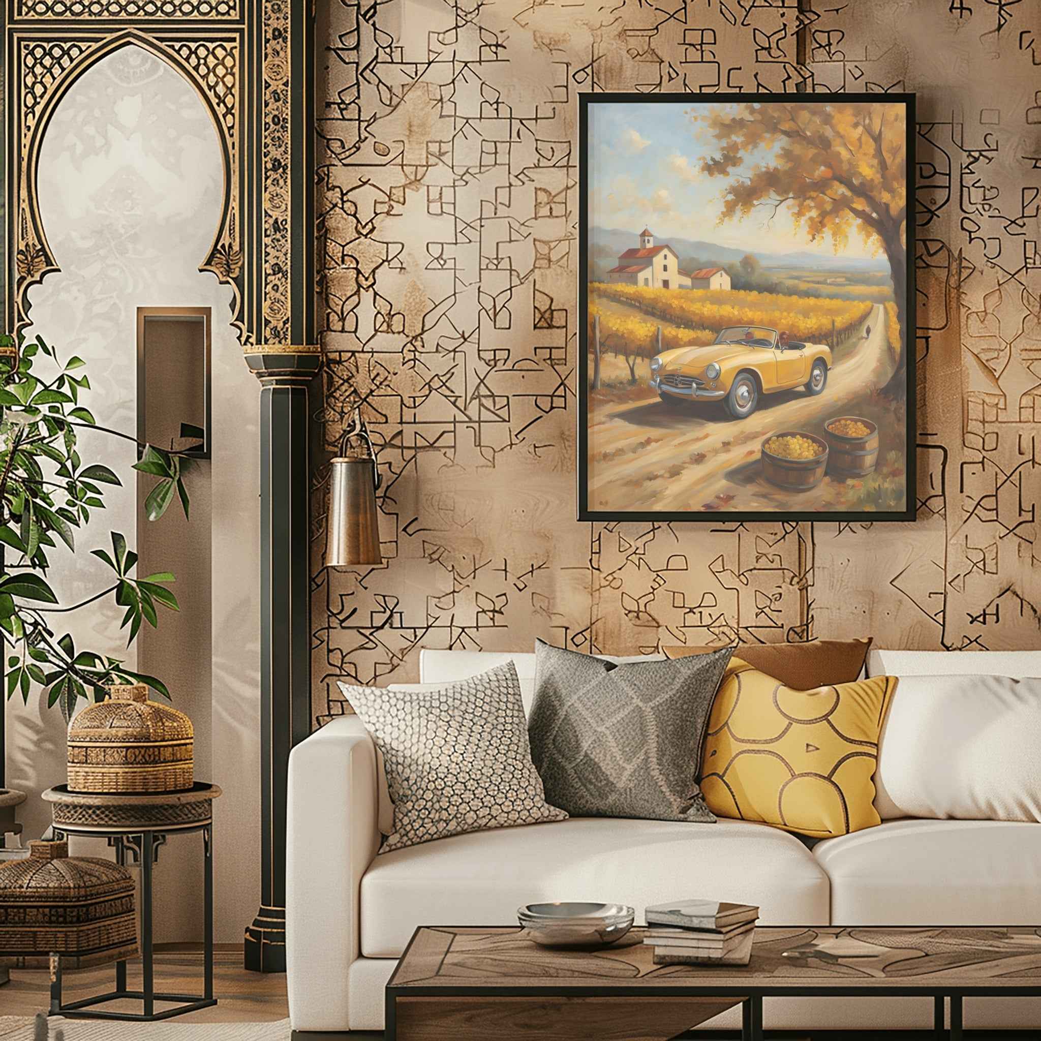 1958 Italian Spider Romance - Harvest Edition | Poster Canvas