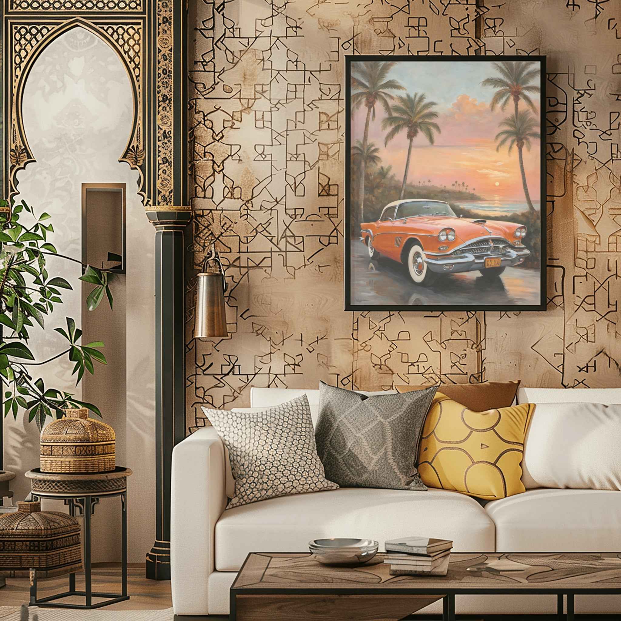 1958 Golden Hawk GT - Coastal Edition | Poster Canvas