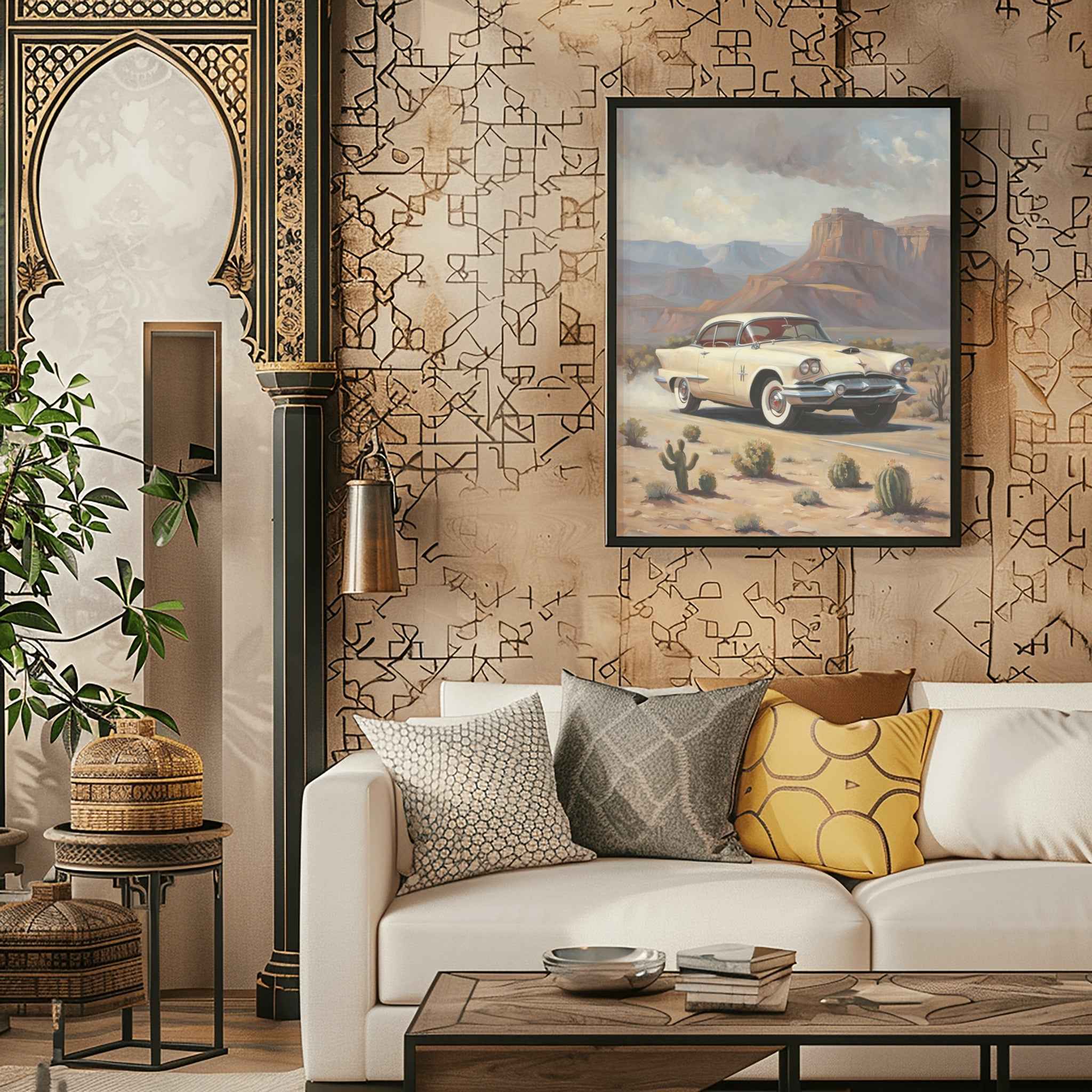 1958 Golden Hawk GT - Desert Edition | Poster Canvas