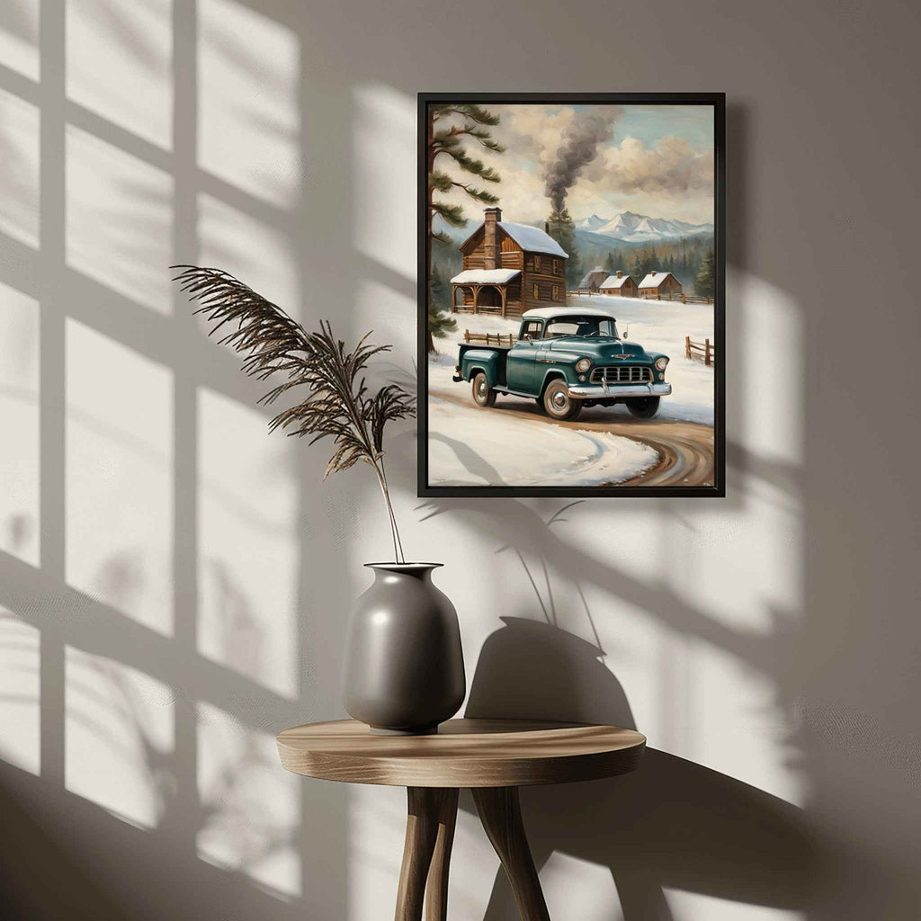 1955 Cameo Carrier Classic - Winter Edition | Poster Canvas - AquilVision