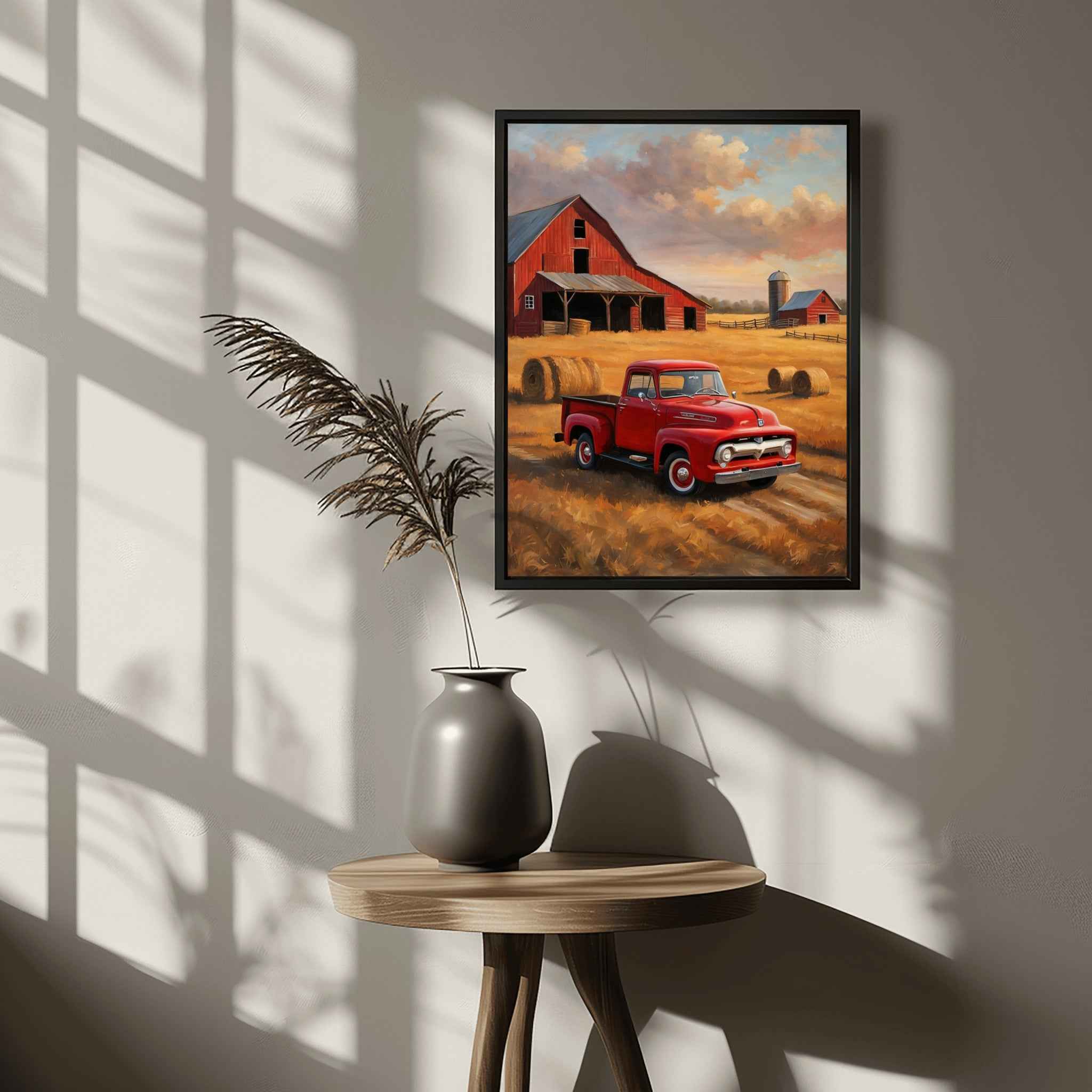 1956 Effie Classic Pickup - Farmhouse Edition | Poster Canvas