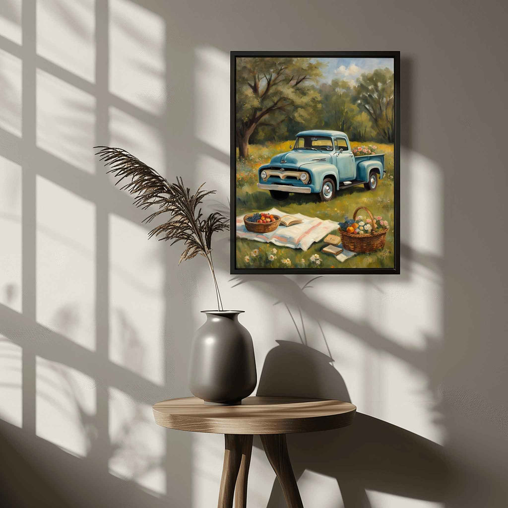 1956 Effie Classic Pickup - Picnic Edition | Poster Canvas - AquilVision