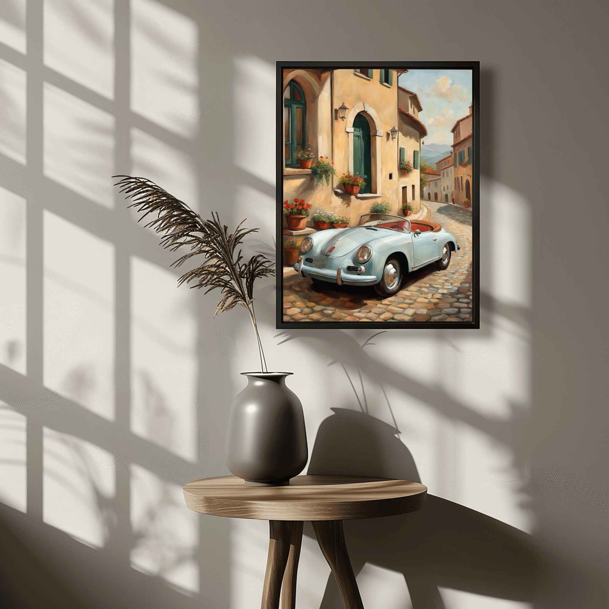 1956 German Speedster Icon - Town Edition | Poster Canvas