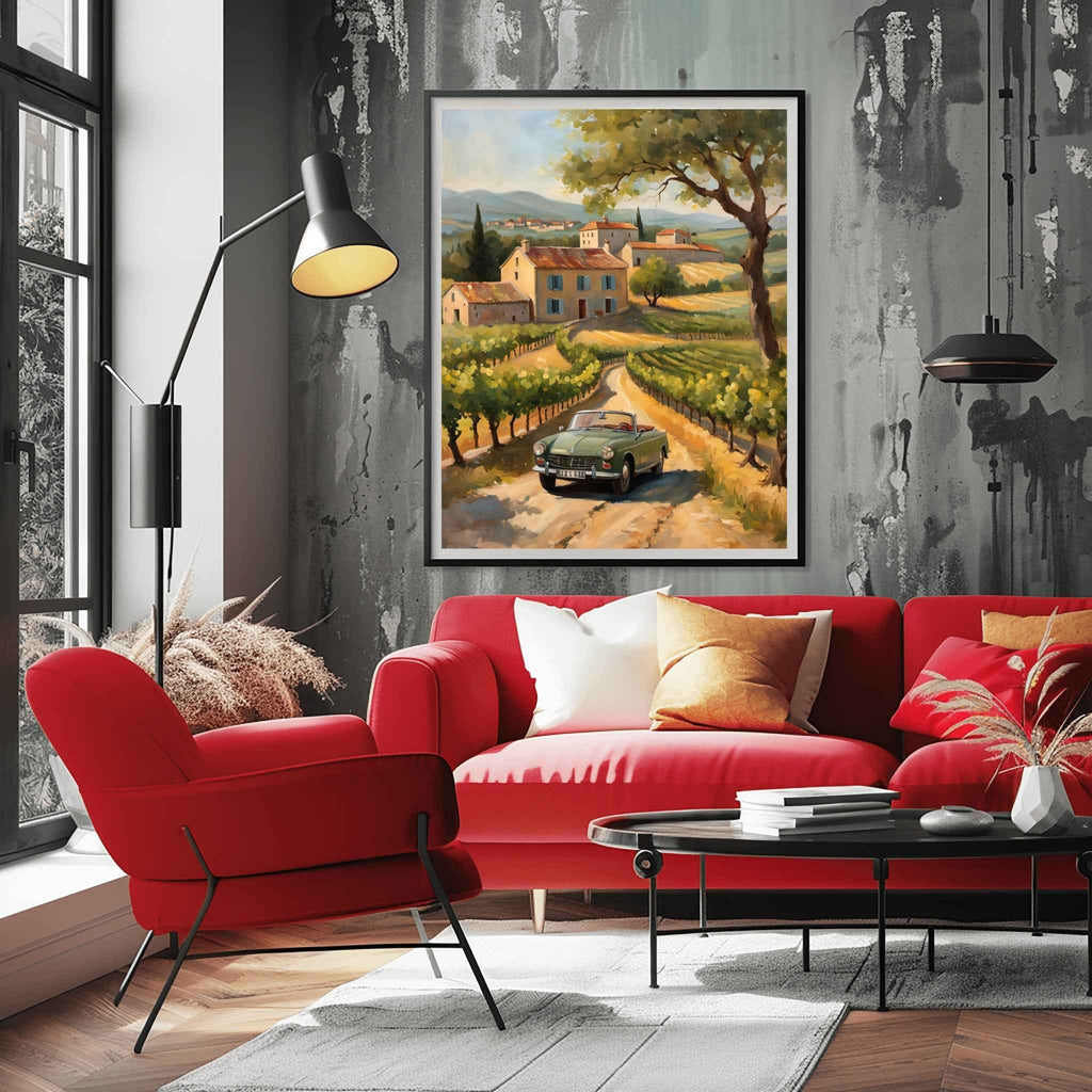 1965 French Safari Classic - Vineyard Edition | Poster Canvas - AquilVision