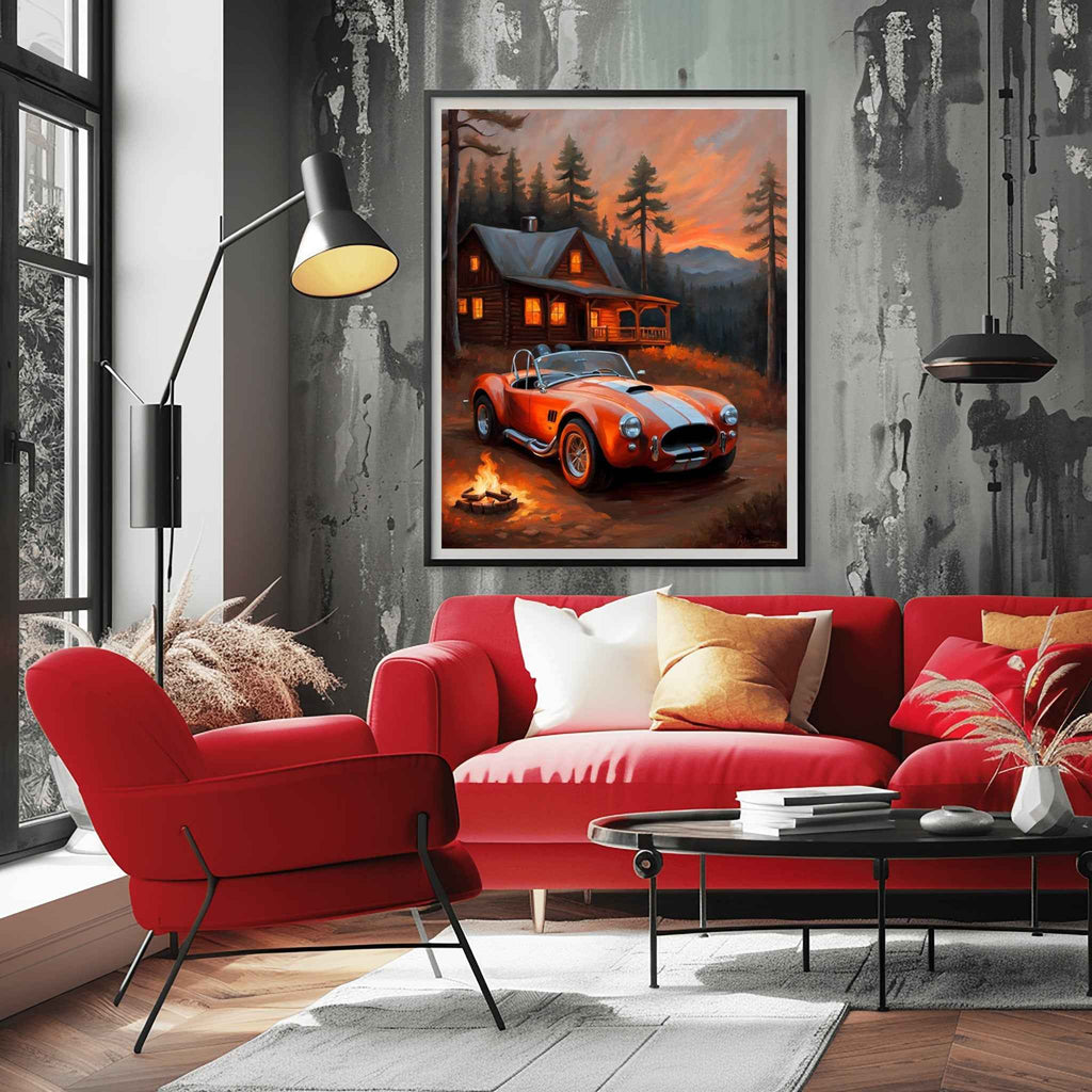 1966 Cobra Racing Heritage - Camp Edition | Poster Canvas