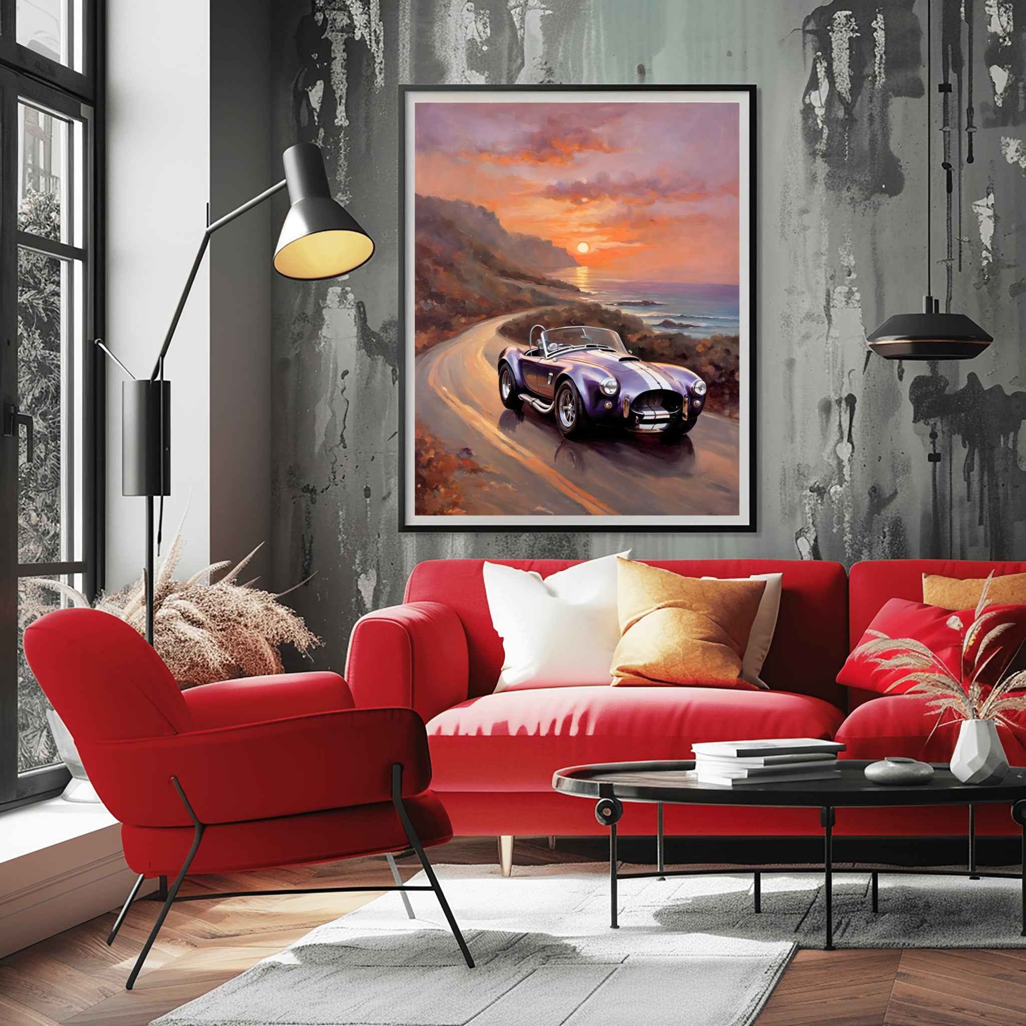 1966 Cobra Racing Heritage - Coastal Edition | Poster Canvas