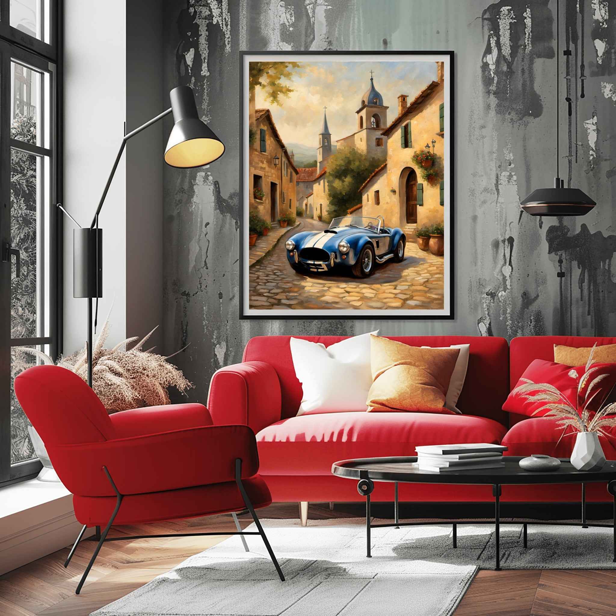 1966 Cobra Racing Heritage - Town Edition | Poster Canvas