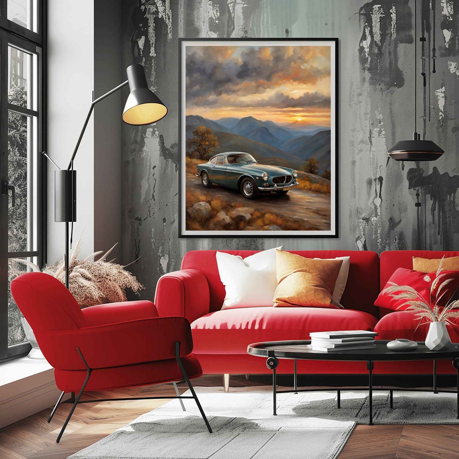 1966 Swedish GT Icon - Mountain Edition | Poster Canvas