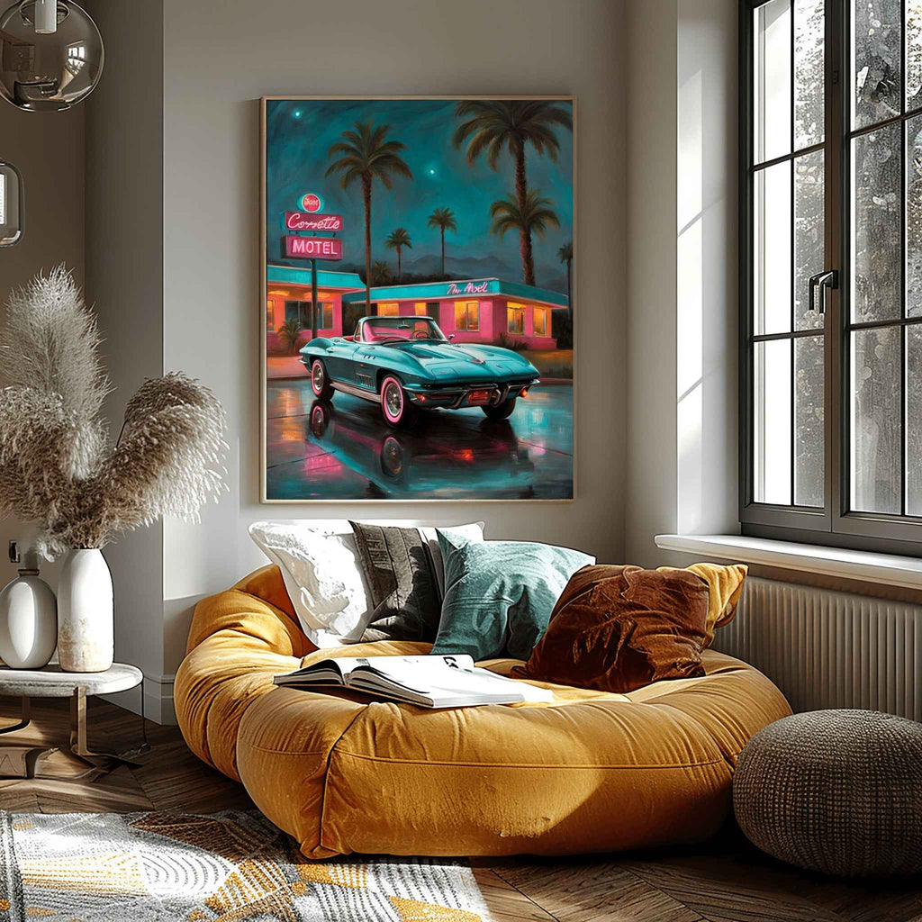 1963 Split-Window Stingray - Hotel Edition | Poster Canvas - AquilVision