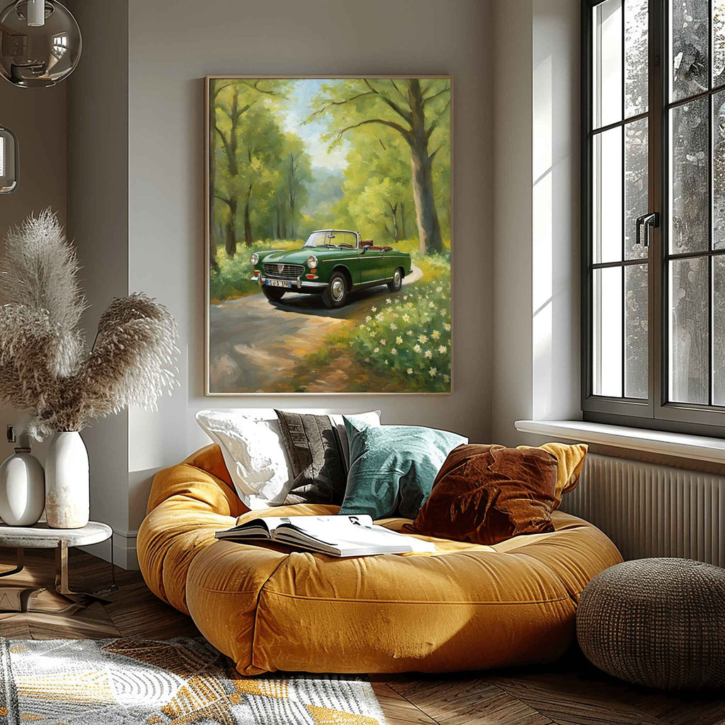 1965 French Safari Classic - Forest Edition | Poster Canvas - AquilVision