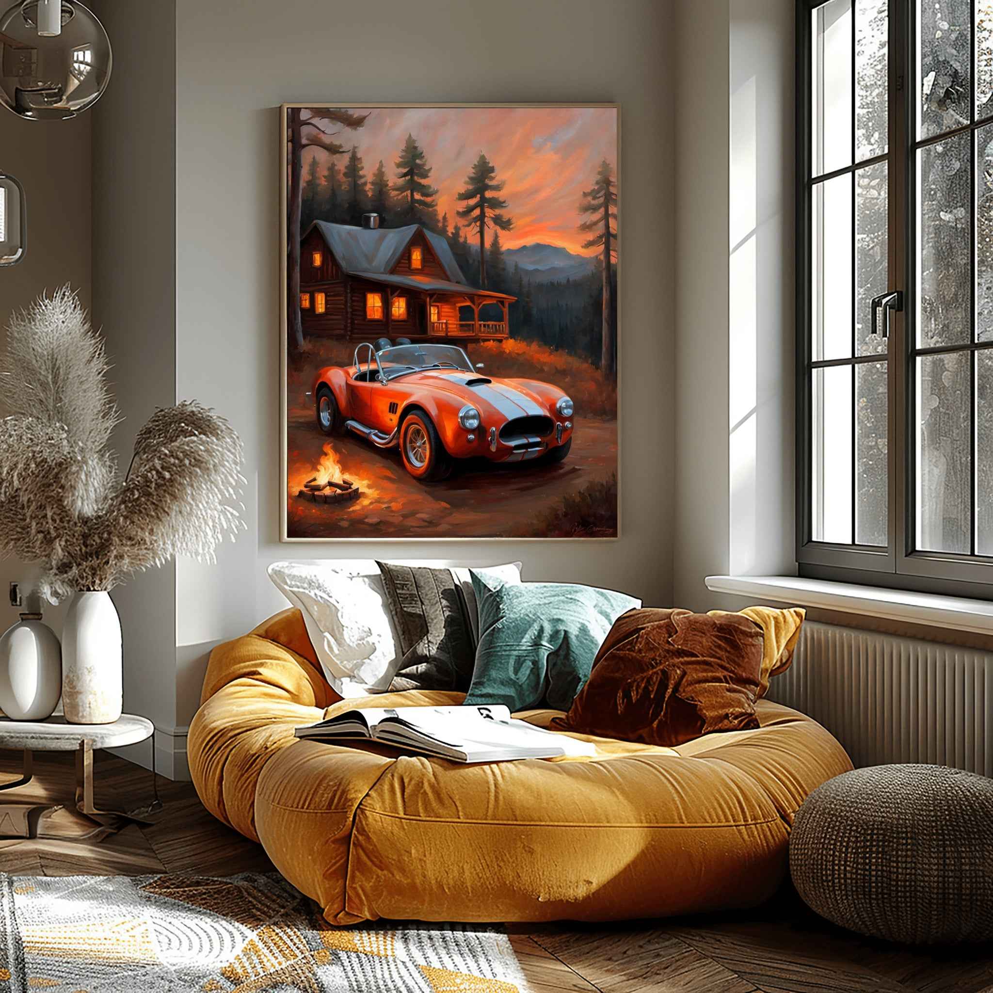 1966 Cobra Racing Heritage - Camp Edition | Poster Canvas