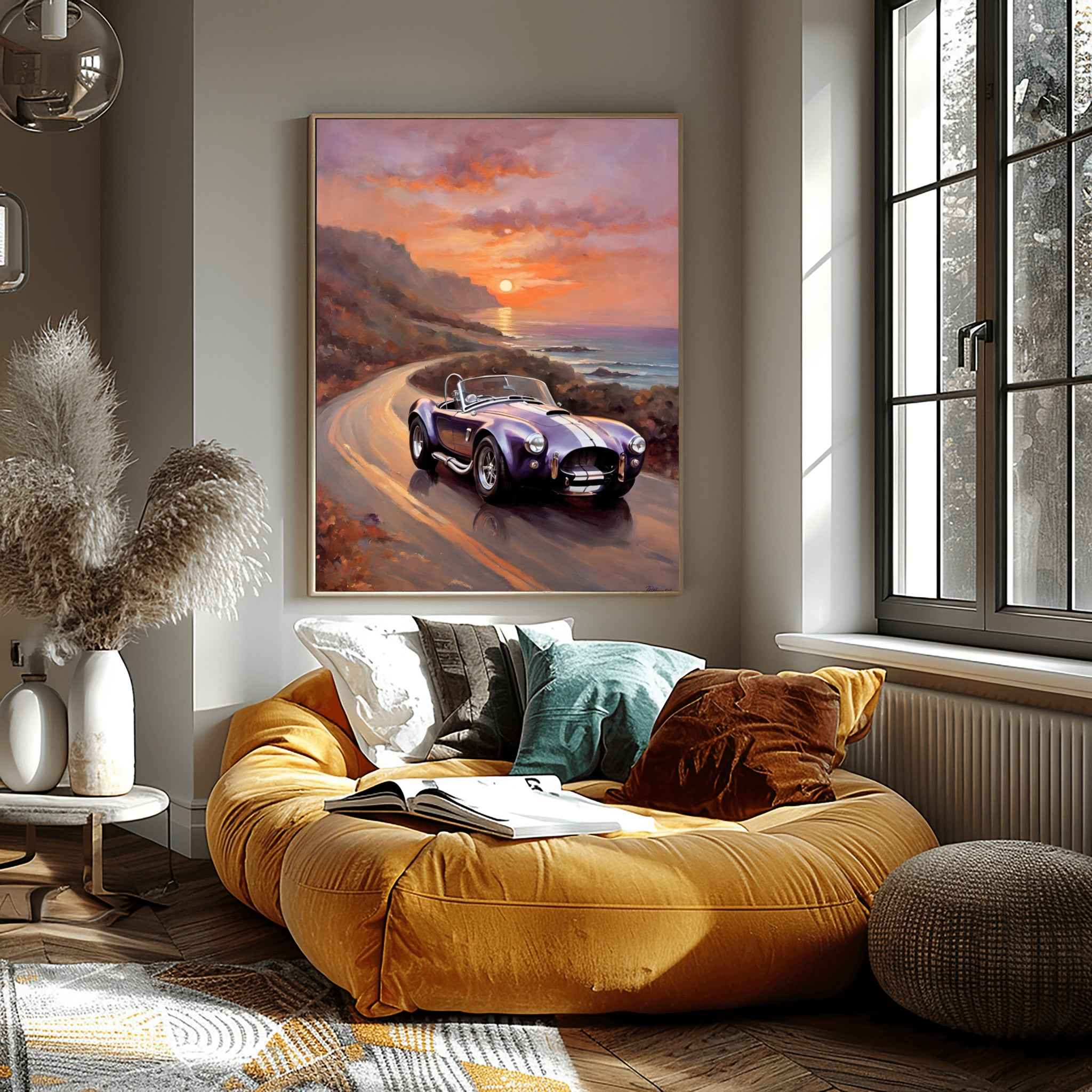 1966 Cobra Racing Heritage - Coastal Edition | Poster Canvas