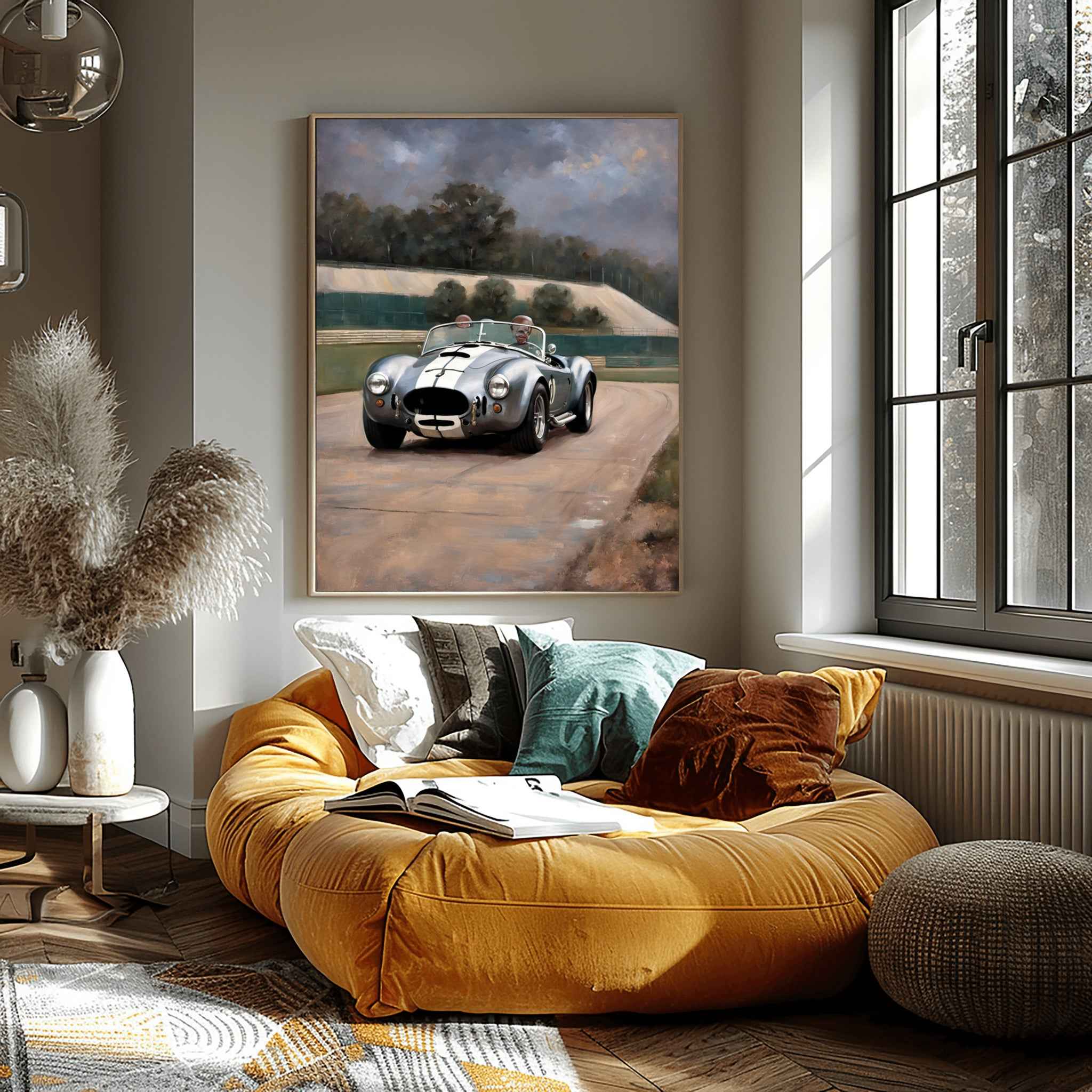 1966 Cobra Racing Heritage - Racetrack Edition | Poster Canvas