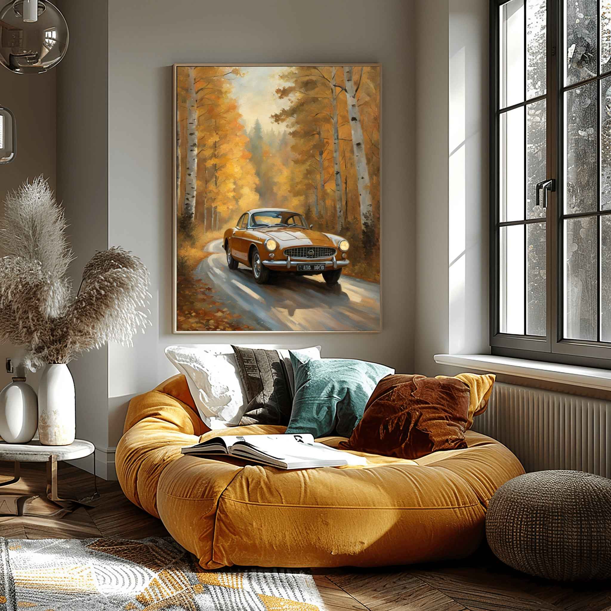 1966 Swedish GT Icon - Forest Edition | Poster Canvas