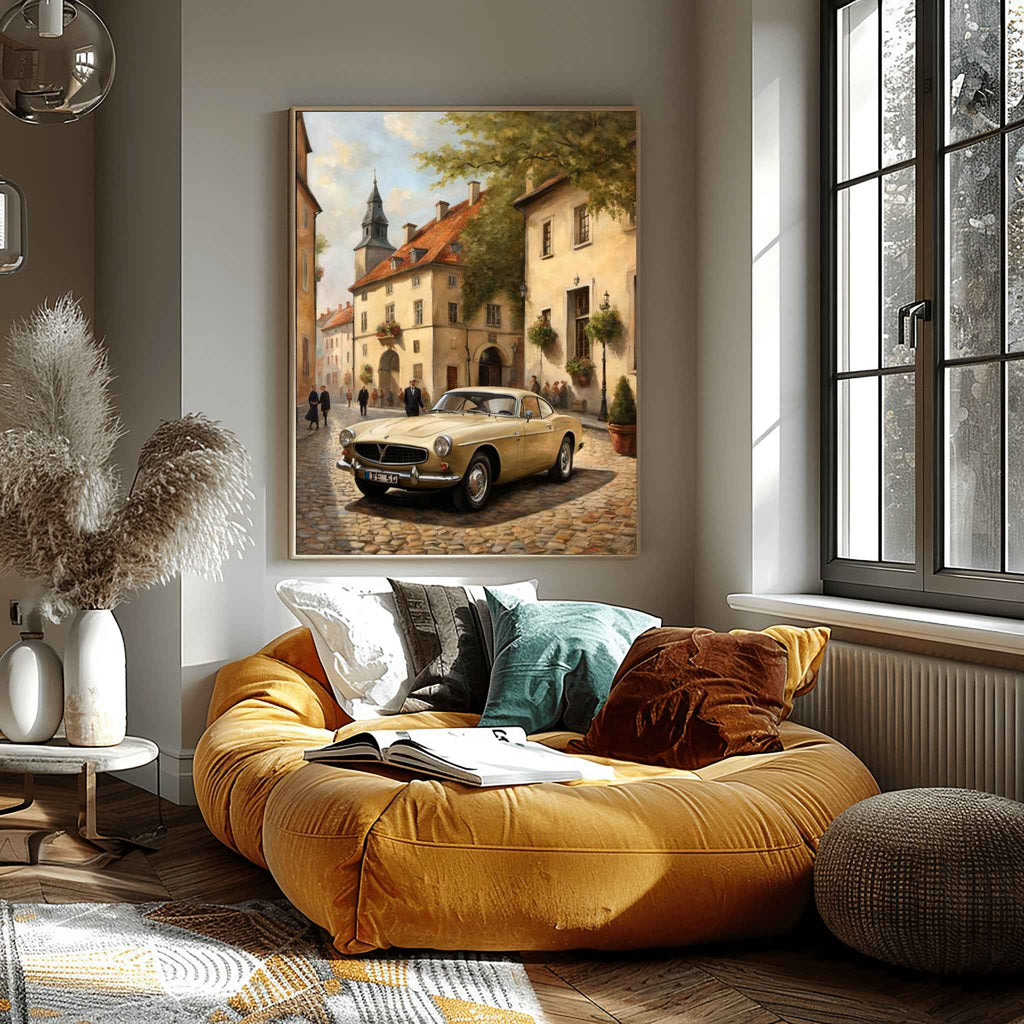 1966 Swedish GT Icon - Old Town Edition | Poster Canvas - AquilVision