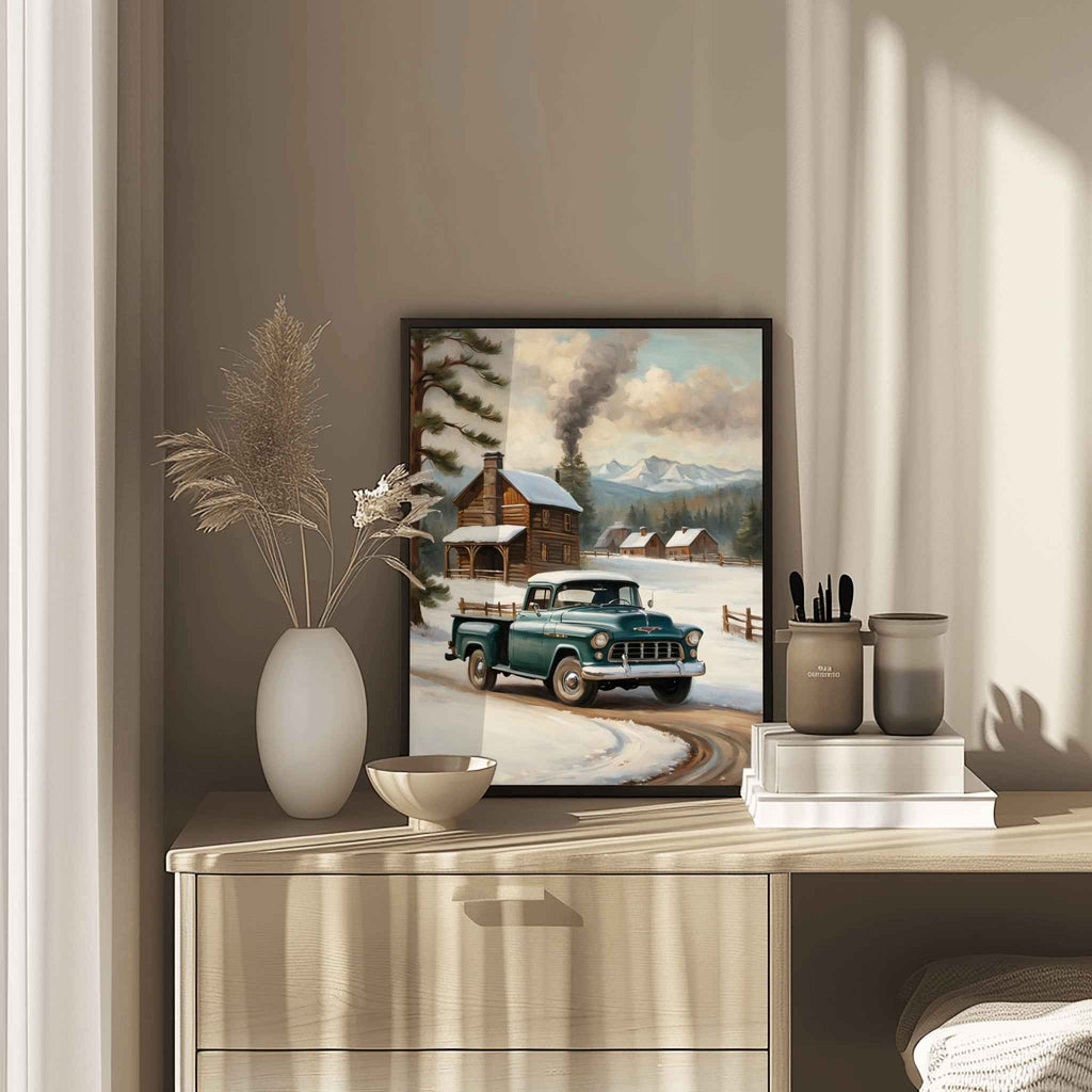 1955 Cameo Carrier Classic - Winter Edition | Poster Canvas - AquilVision