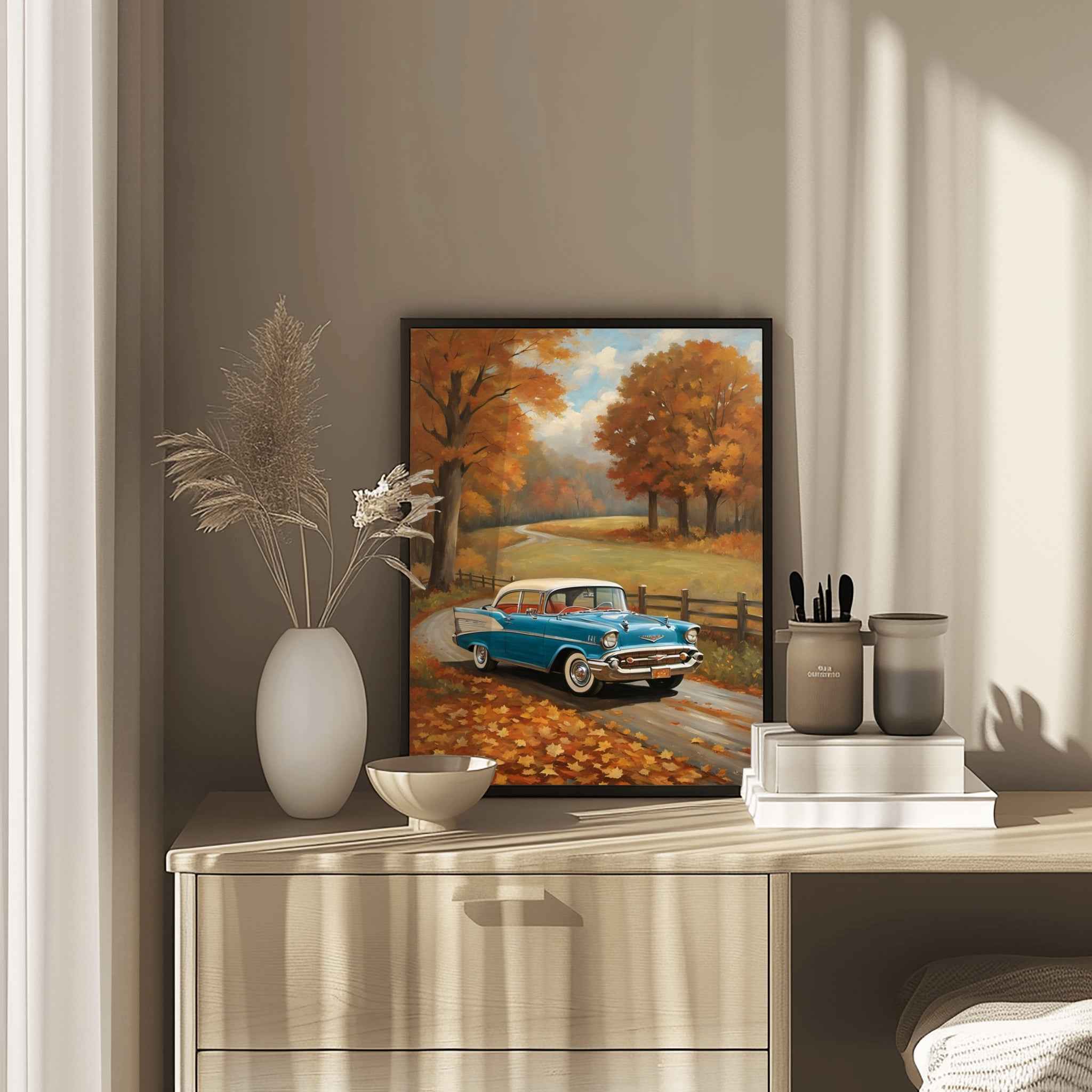 1957 Tri-Five Icon Collection - Autumn Edition | Poster Canvas - AquilVision