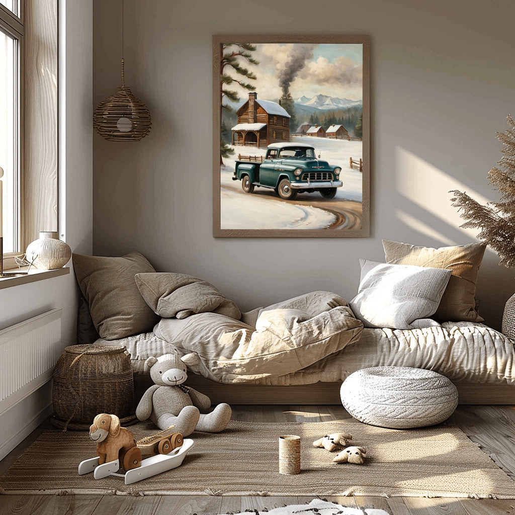 1955 Cameo Carrier Classic - Winter Edition | Poster Canvas - AquilVision