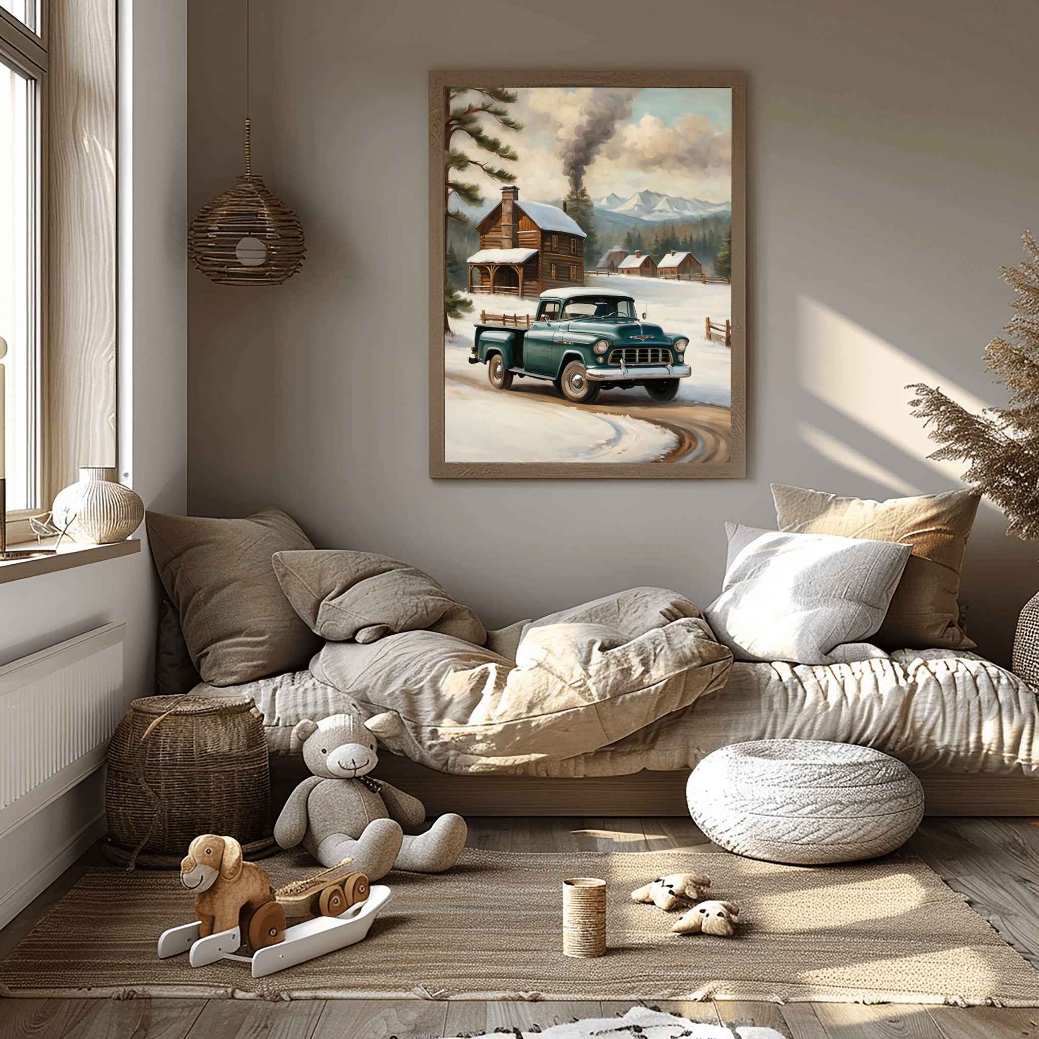 1955 Cameo Carrier Classic - Winter Edition | Poster Canvas - AquilVision