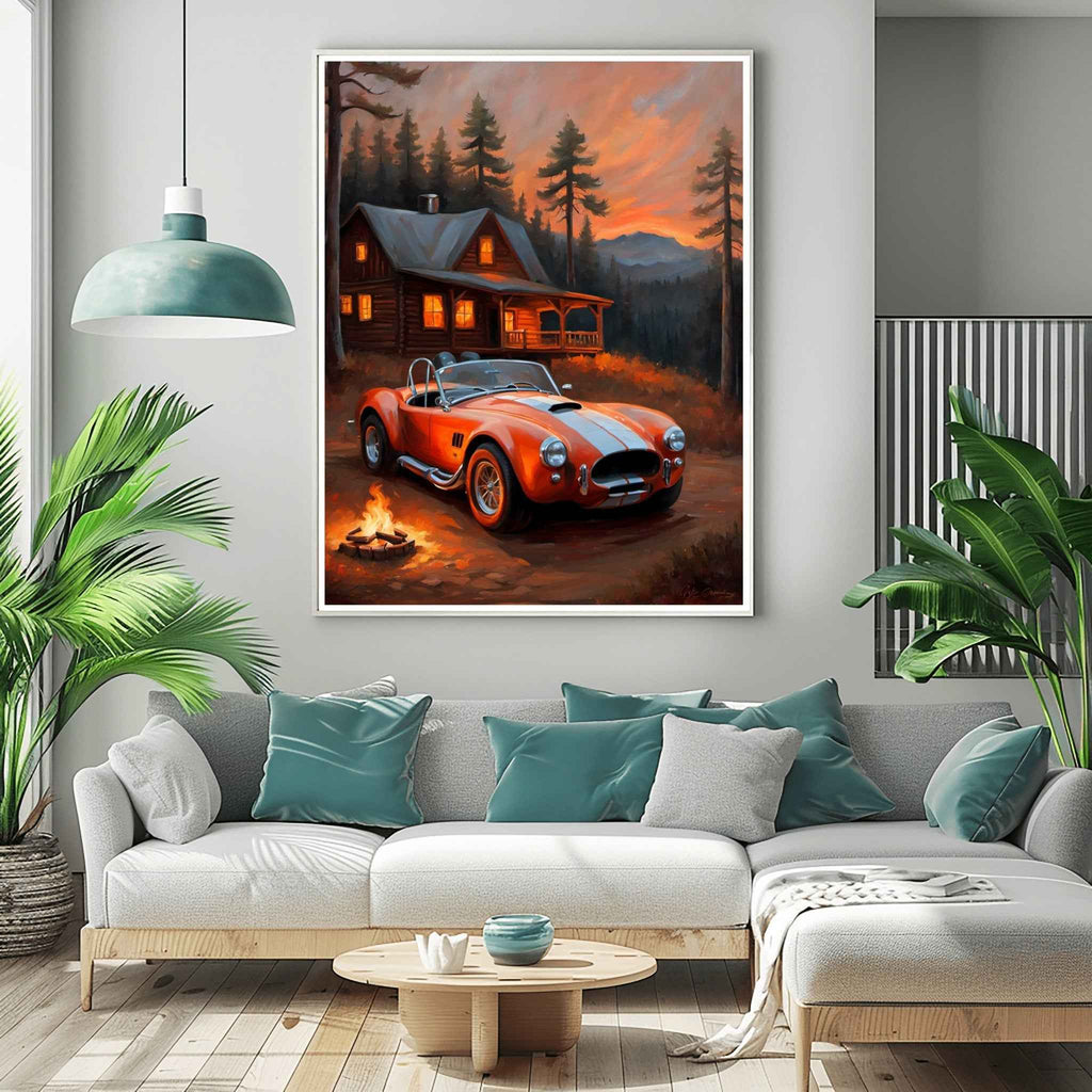 1966 Cobra Racing Heritage - Camp Edition | Poster Canvas