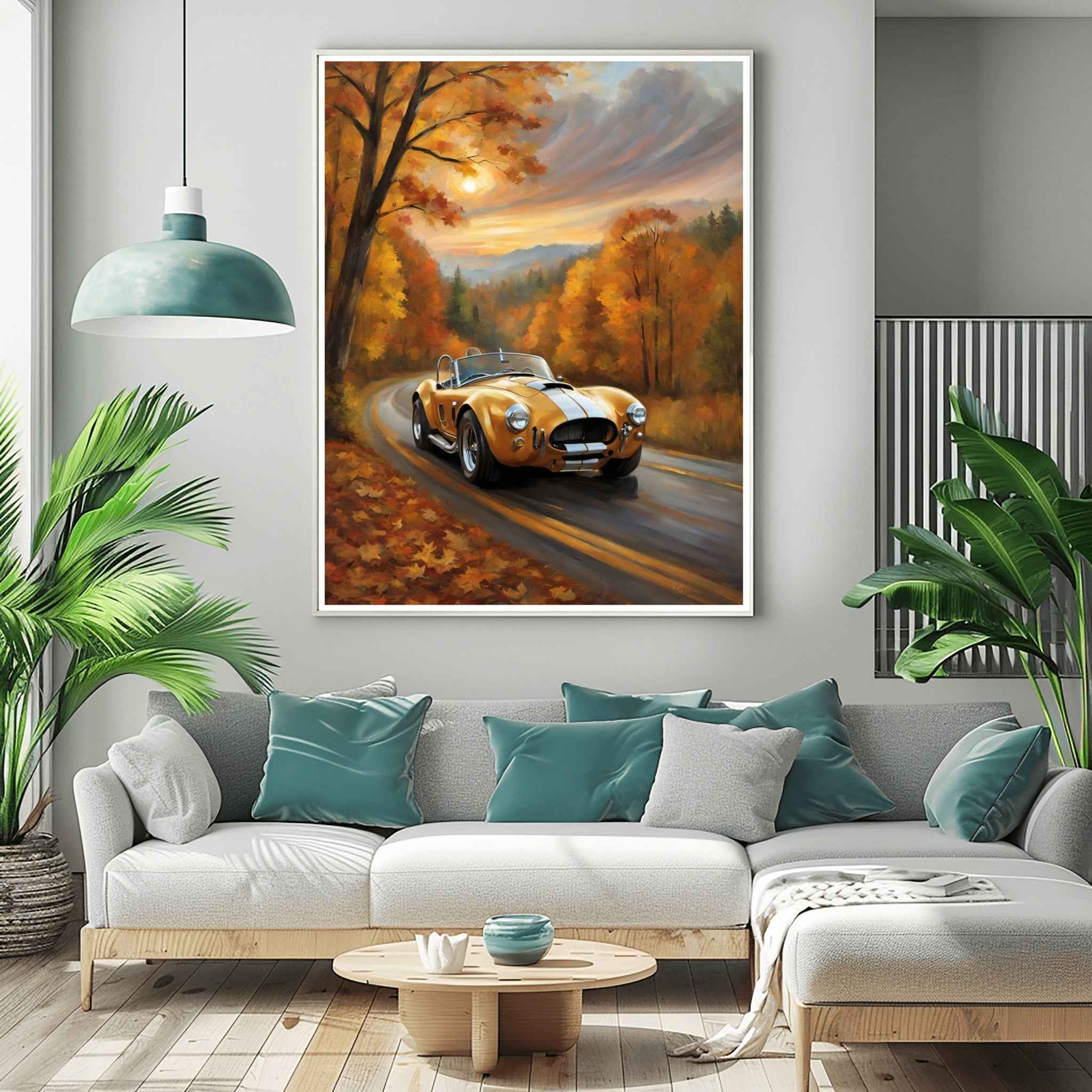 1966 Cobra Racing Heritage - Forest Edition | Poster Canvas