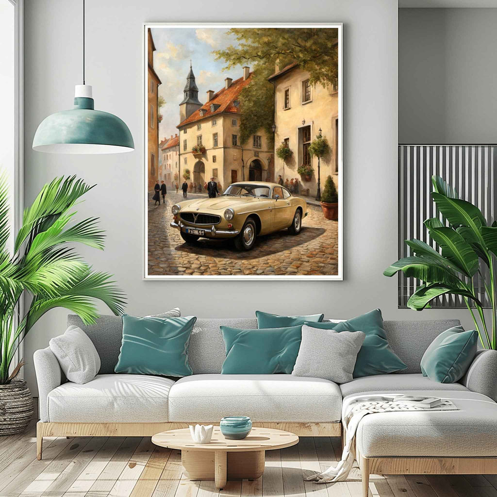 1966 Swedish GT Icon - Old Town Edition | Poster Canvas - AquilVision