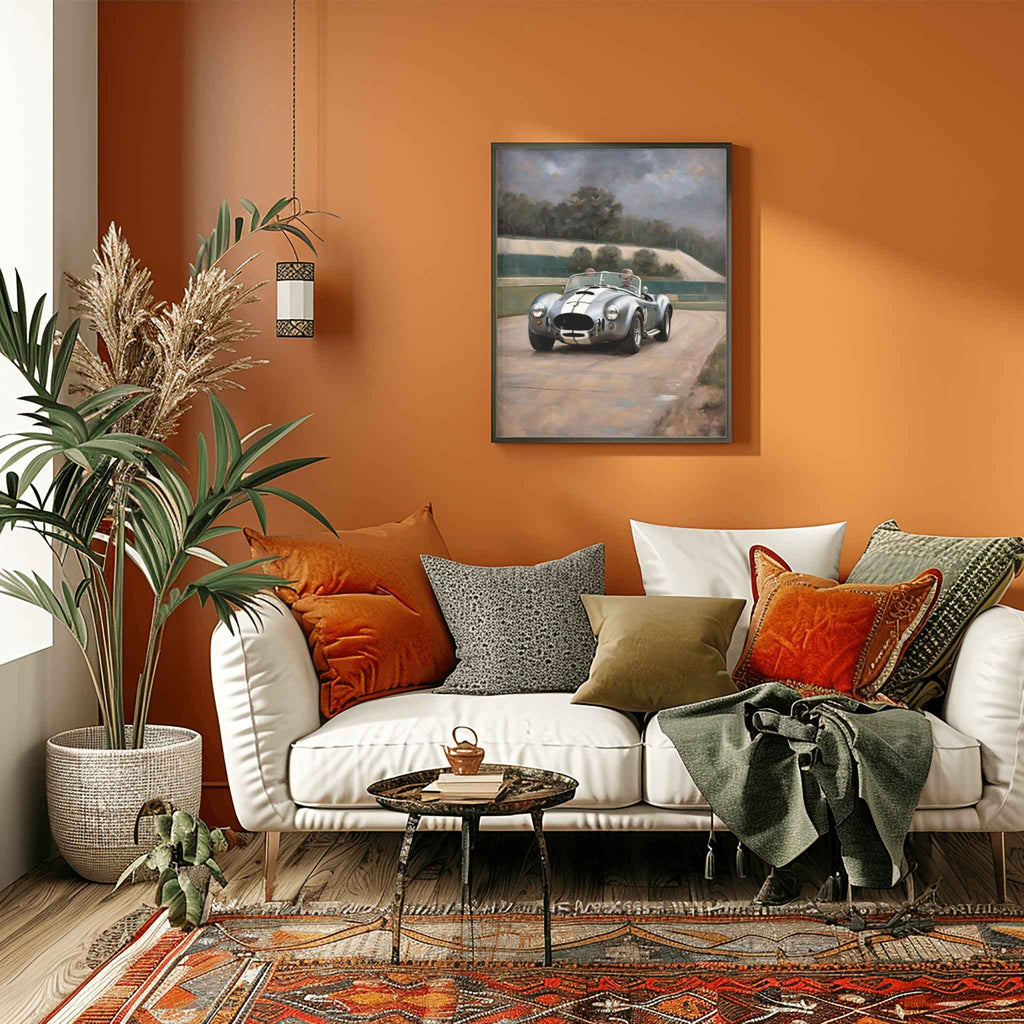 1966 Cobra Racing Heritage - Racetrack Edition | Poster Canvas