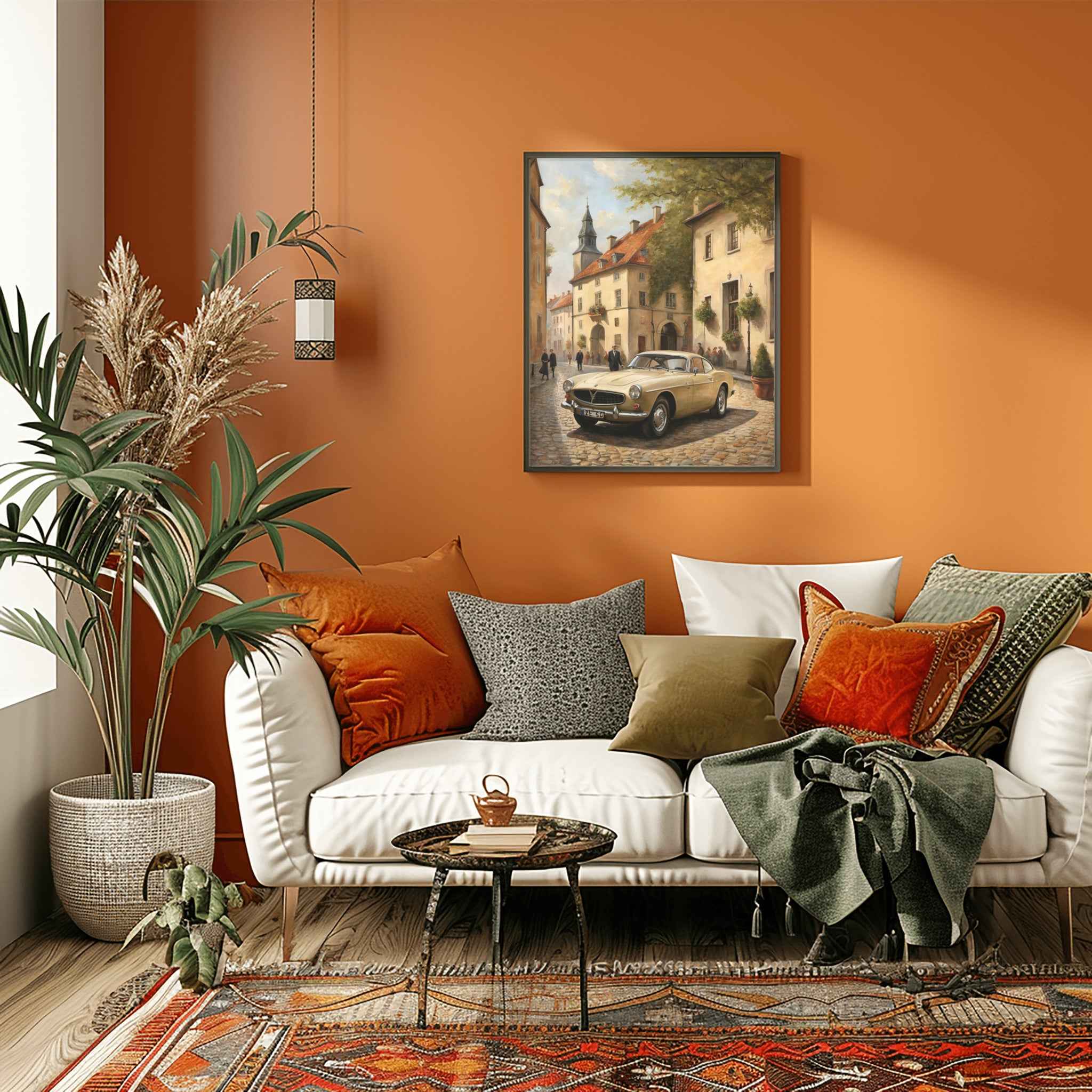 1966 Swedish GT Icon - Old Town Edition | Poster Canvas - AquilVision