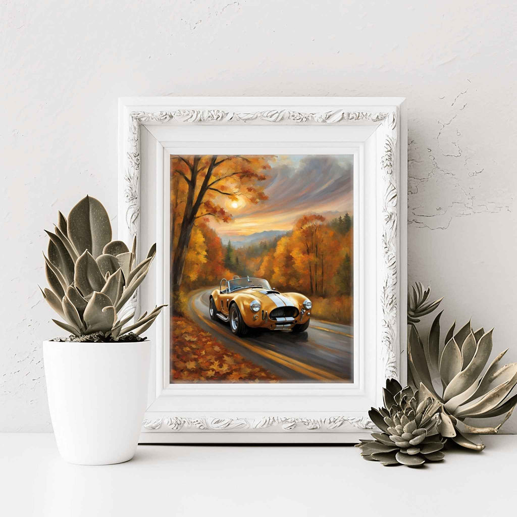 1966 Cobra Racing Heritage - Forest Edition | Poster Canvas - AquilVision